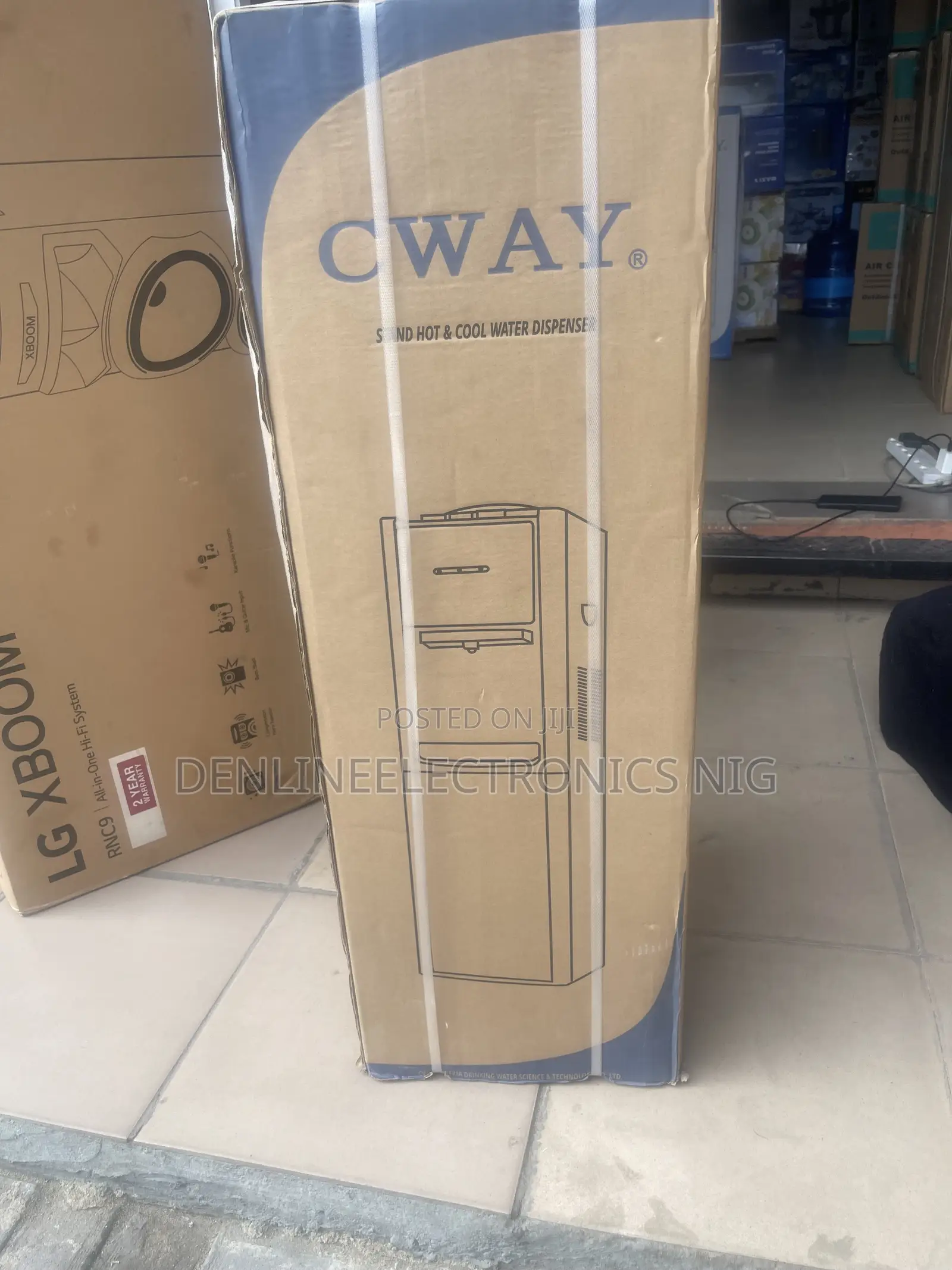 Brand New White Cway Three Taps Water Dispenser With Chiller Cabinet