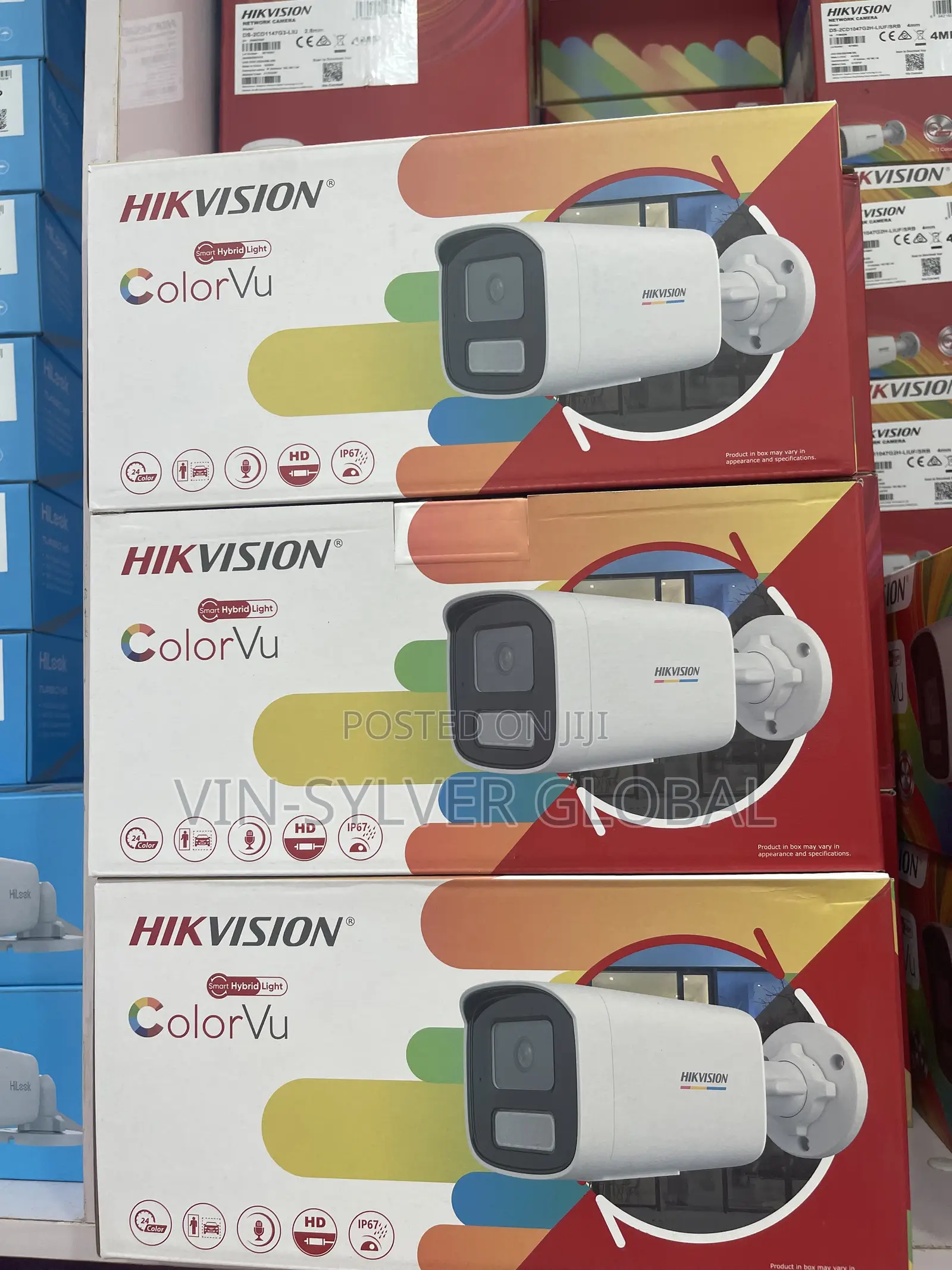 Hikvision 4mp Ip Outdoor Camera With Audio and Colored