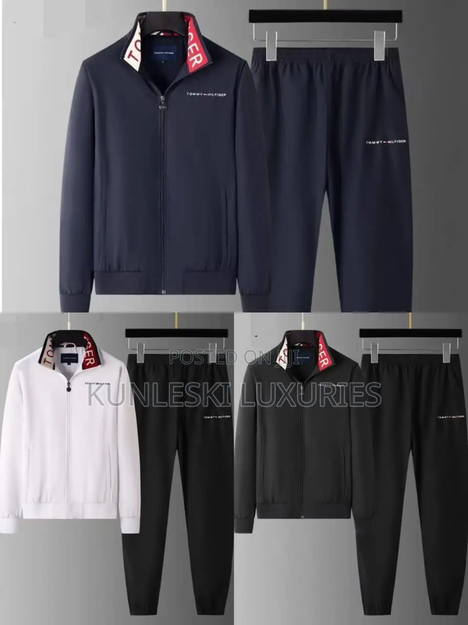 Original Tommy Hilfiger Polyester Track Suit Collection