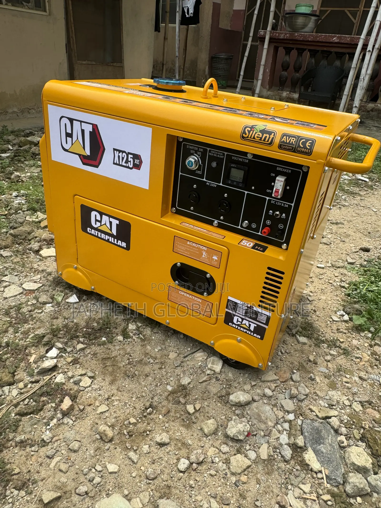 Cat X12.5xe Soundproof Generator – Premium Backup Power Solution