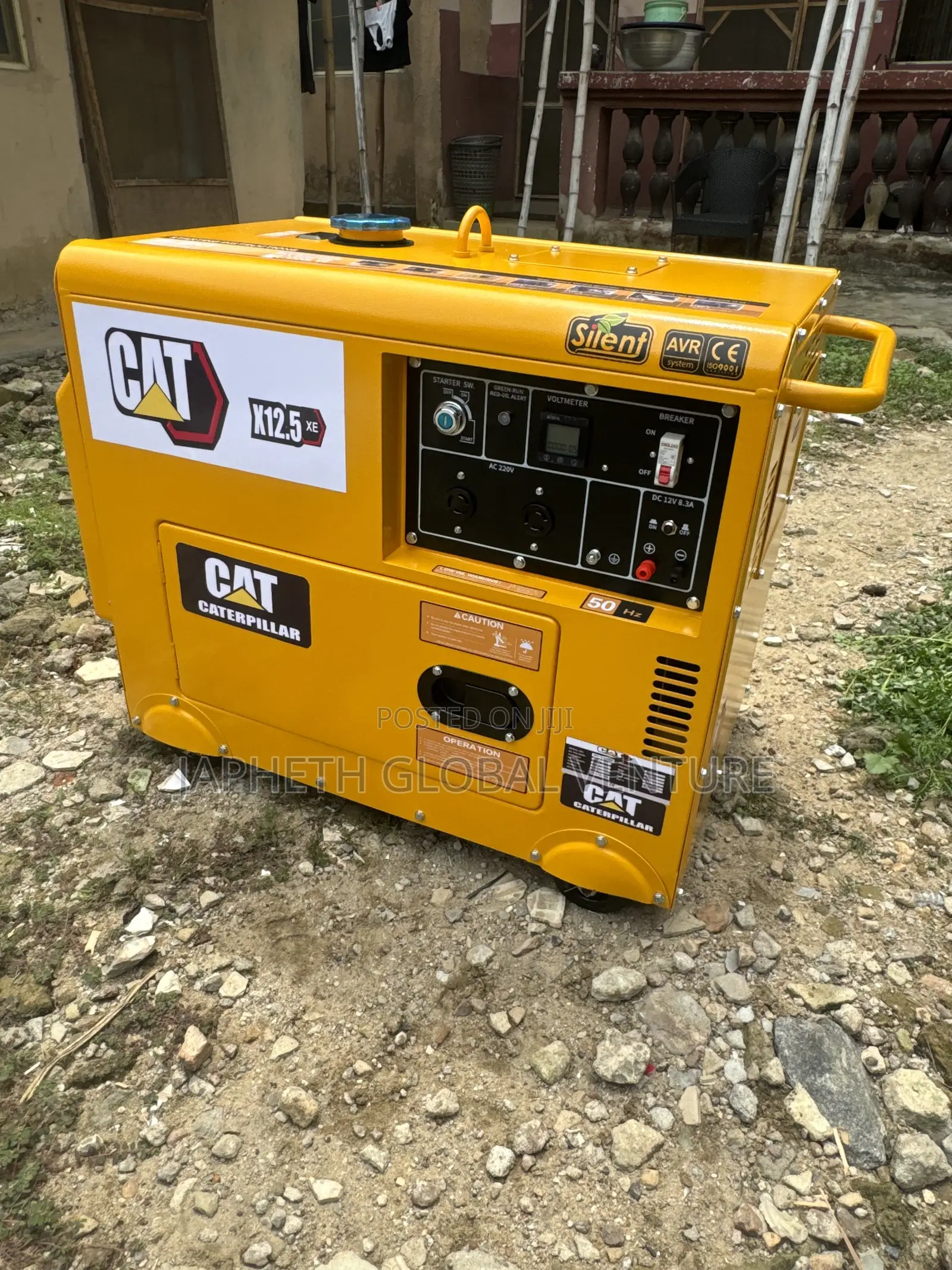 Cat X12.5xe Soundproof Generator – Premium Backup Power Solution