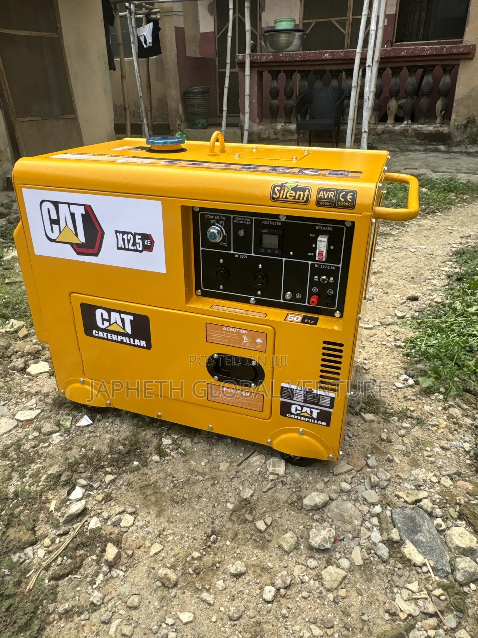Cat 10kva Generator With Digital Control Panel Copper Coil