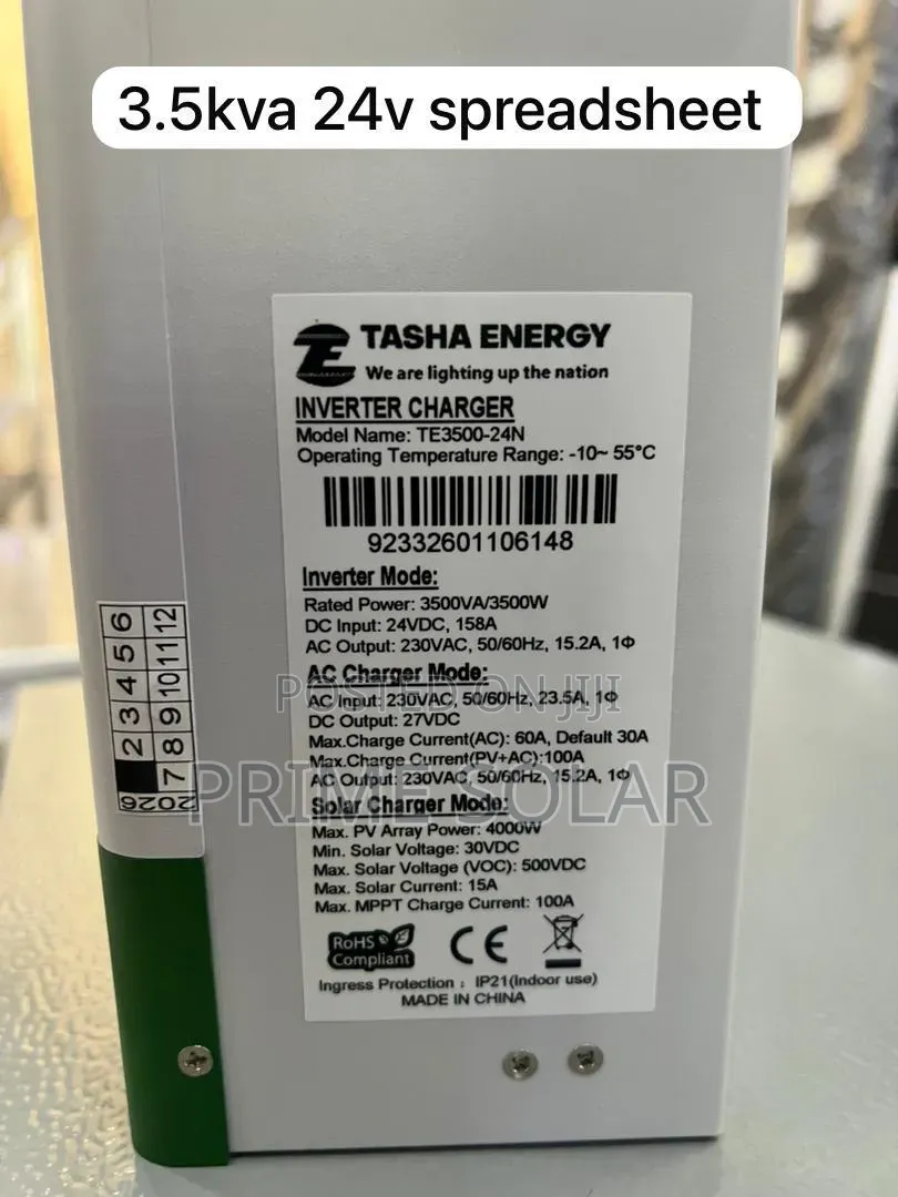 Solar Inverter 3.5kva 24v