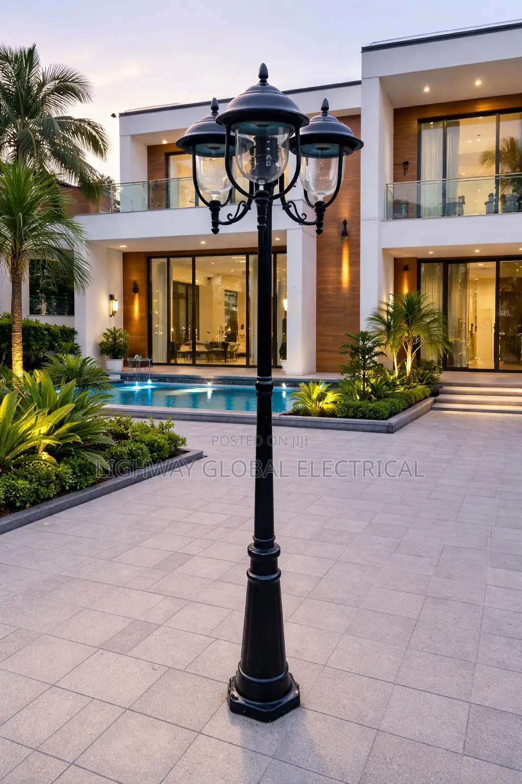 Landscape Street/Compound Standing 3 in 1 Garden Light