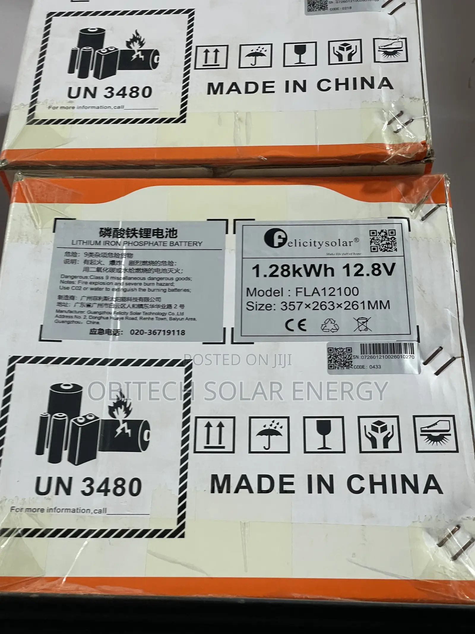 Felicity 1.28kwh (12.8v 100ah) Lithium Battery – Clean Reliable