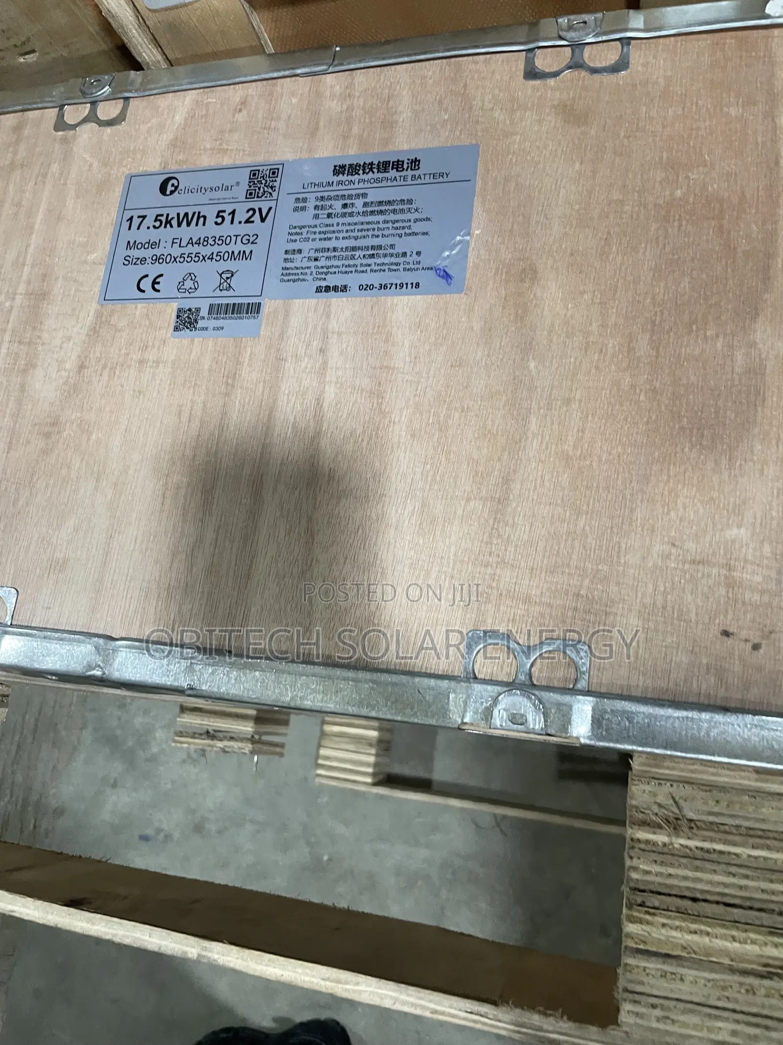 17.5kwh 51.2v Felicity Lithium Ion Battery (Lifepo4)
