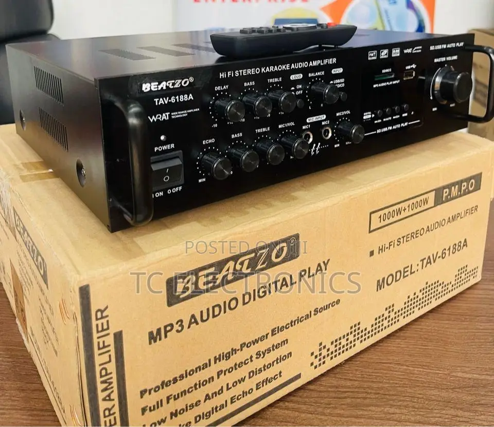Beatzo Tav-6188a Hi-Fi Stereo Karaoke Amplifier