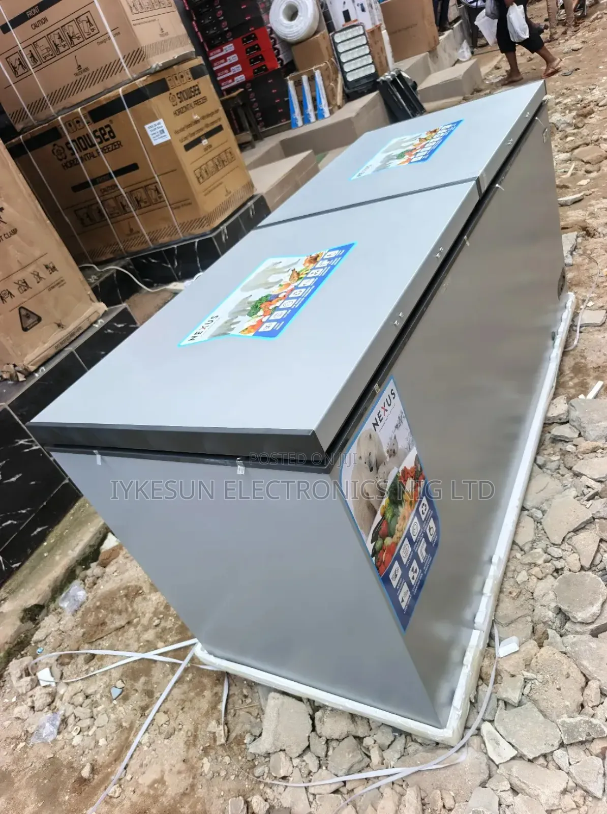 Original Nexus Chest Freezer 600l 2 Doors 70%Energy Saving Low Voltage