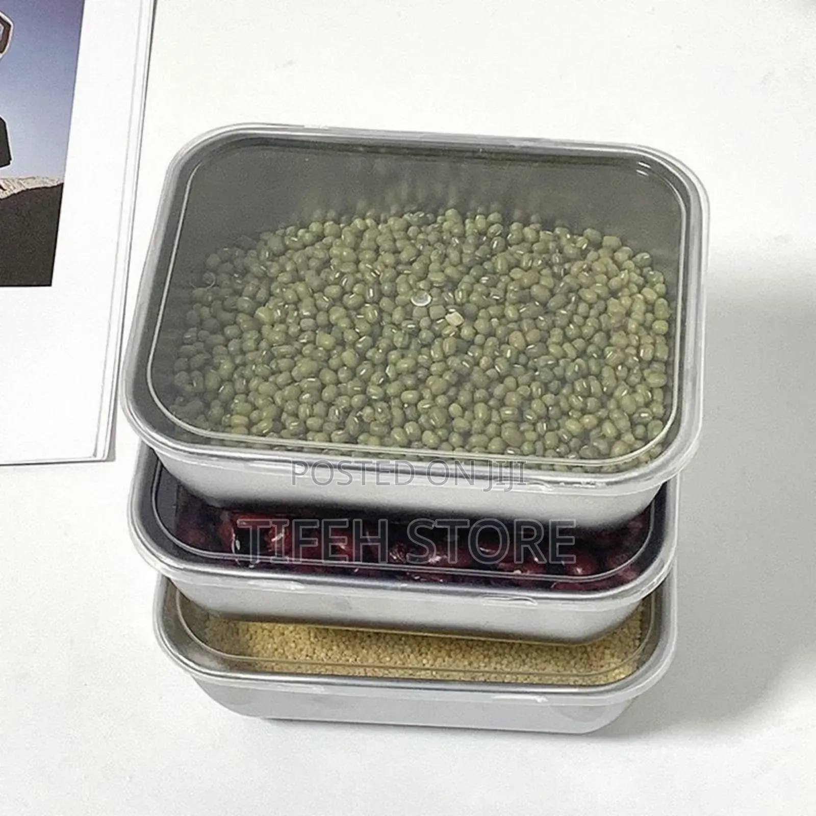 3 Pieces Stainless Steel With Cover
