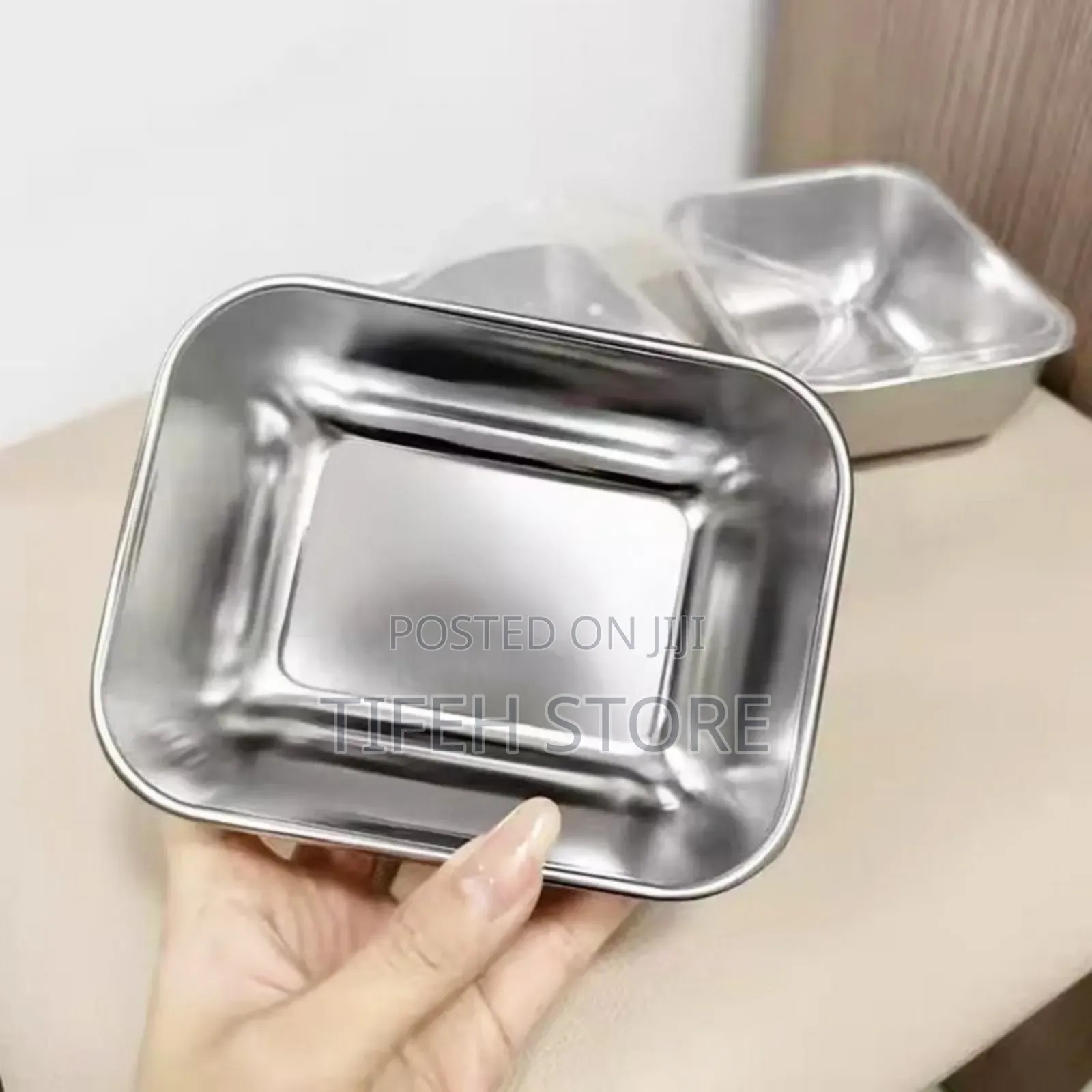 3 Pieces Stainless Steel With Cover