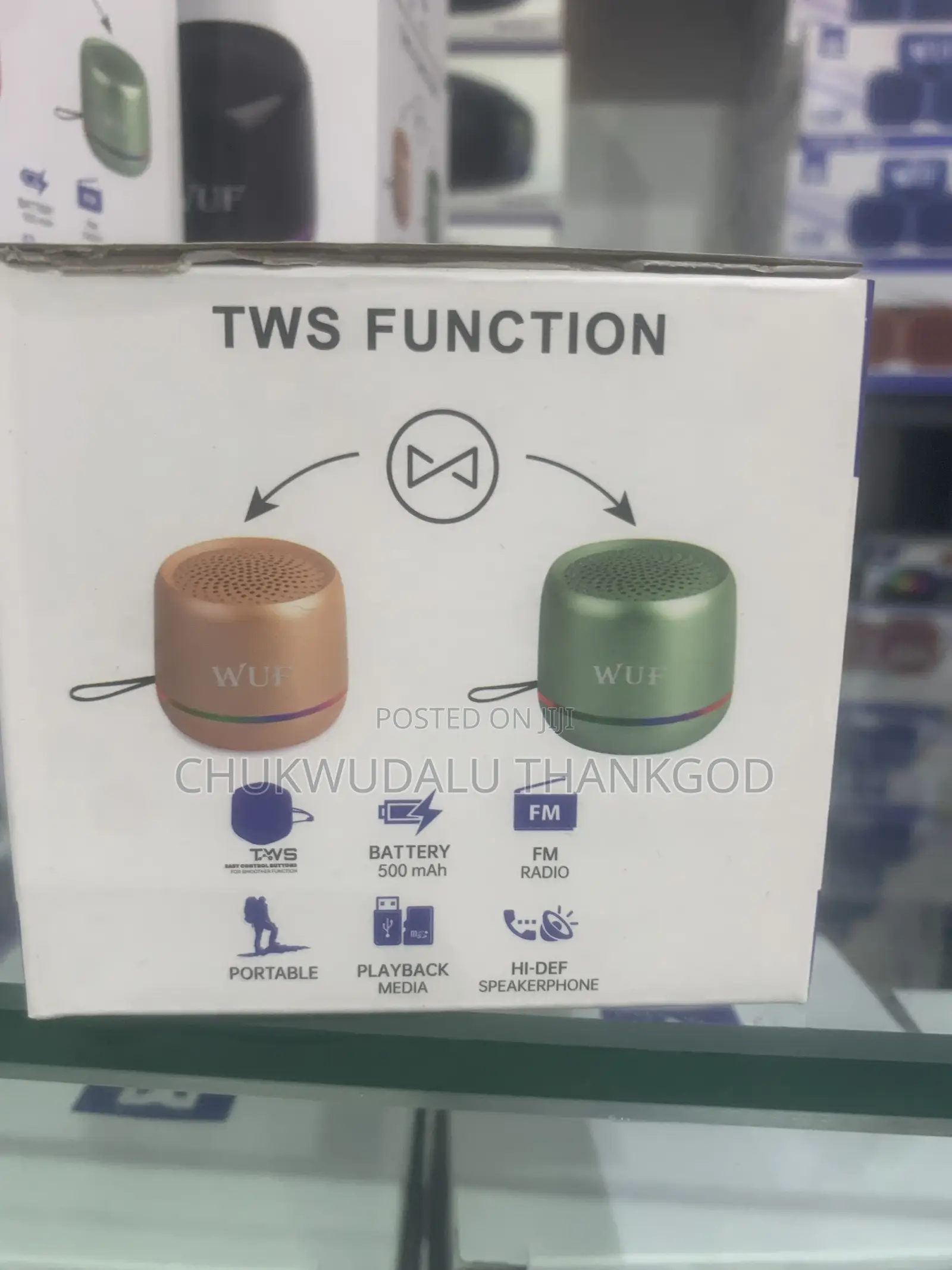 Wuf W63 Portable Wireless Bluetooth Speaker