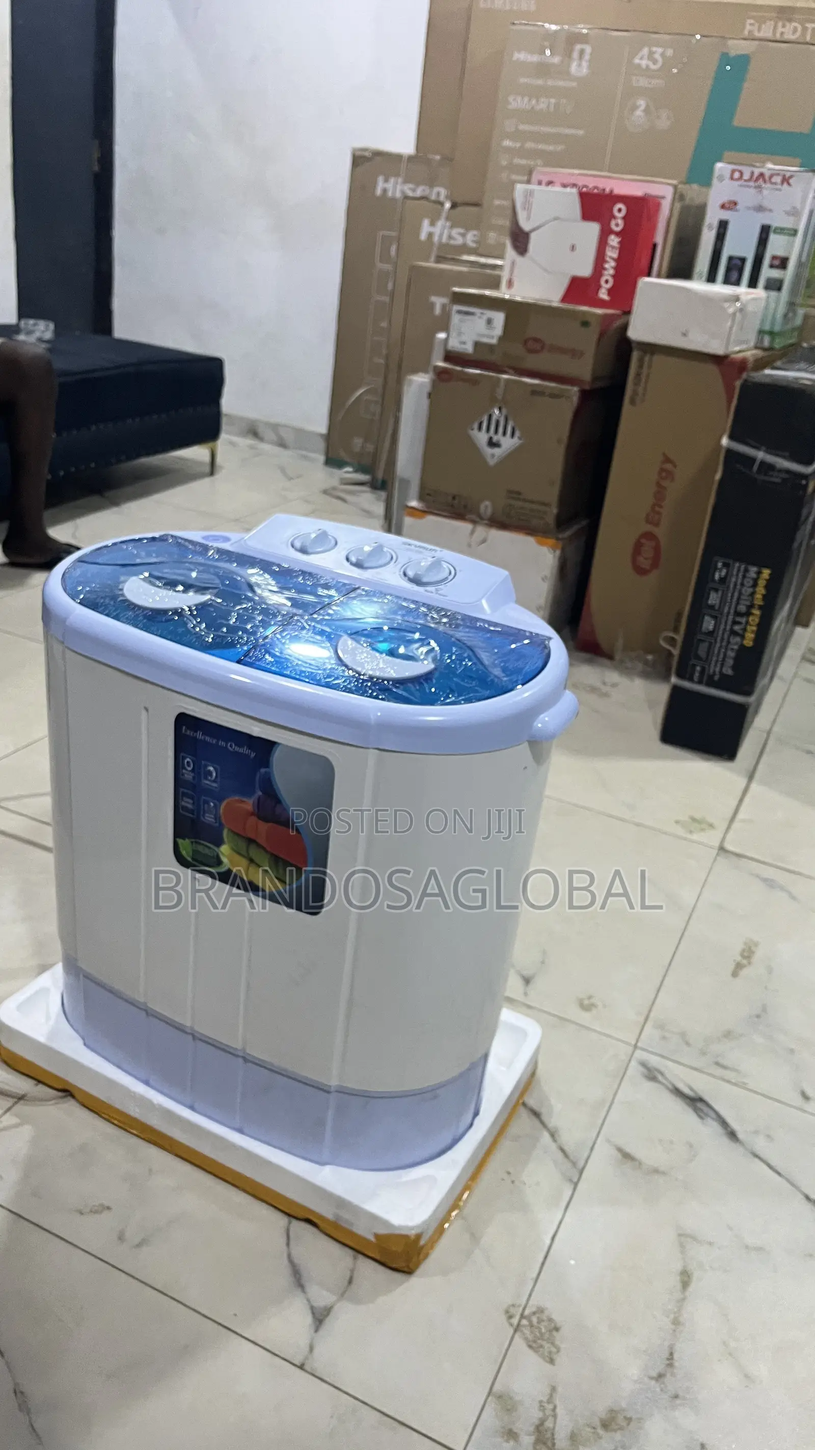 Skyrun 5kg Twin Tub Washing Machine Wm-5sh–Compact Homelaundry Machine