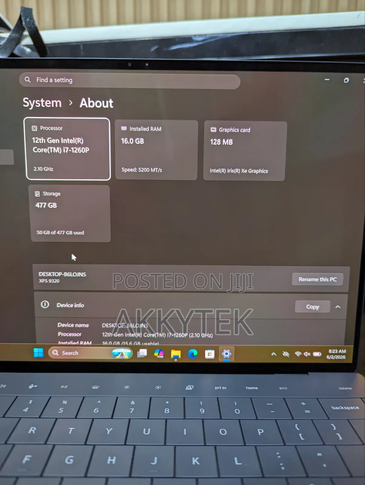 Laptop Dell XPS 13 16GB Intel Core i7 SSD 512GB