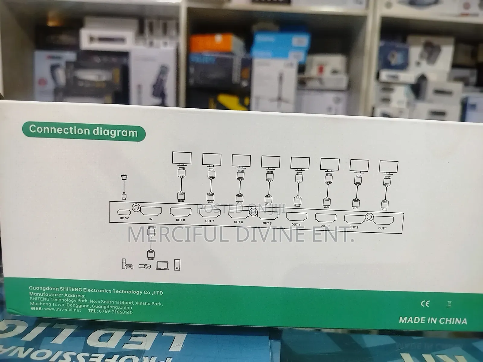 Hdmi Splitter 1 in 8 Out (Mt -Viki)
