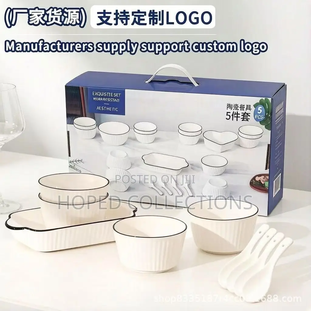 Shaped Ceramic Bowl Set