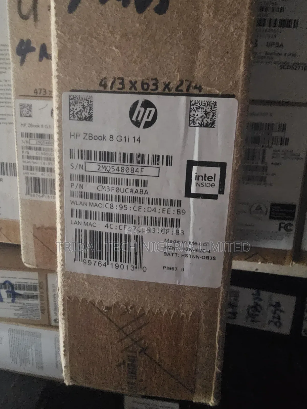 New Laptop HP ZBook 14 32GB Intel Core Ultra 7 SSD 512GB