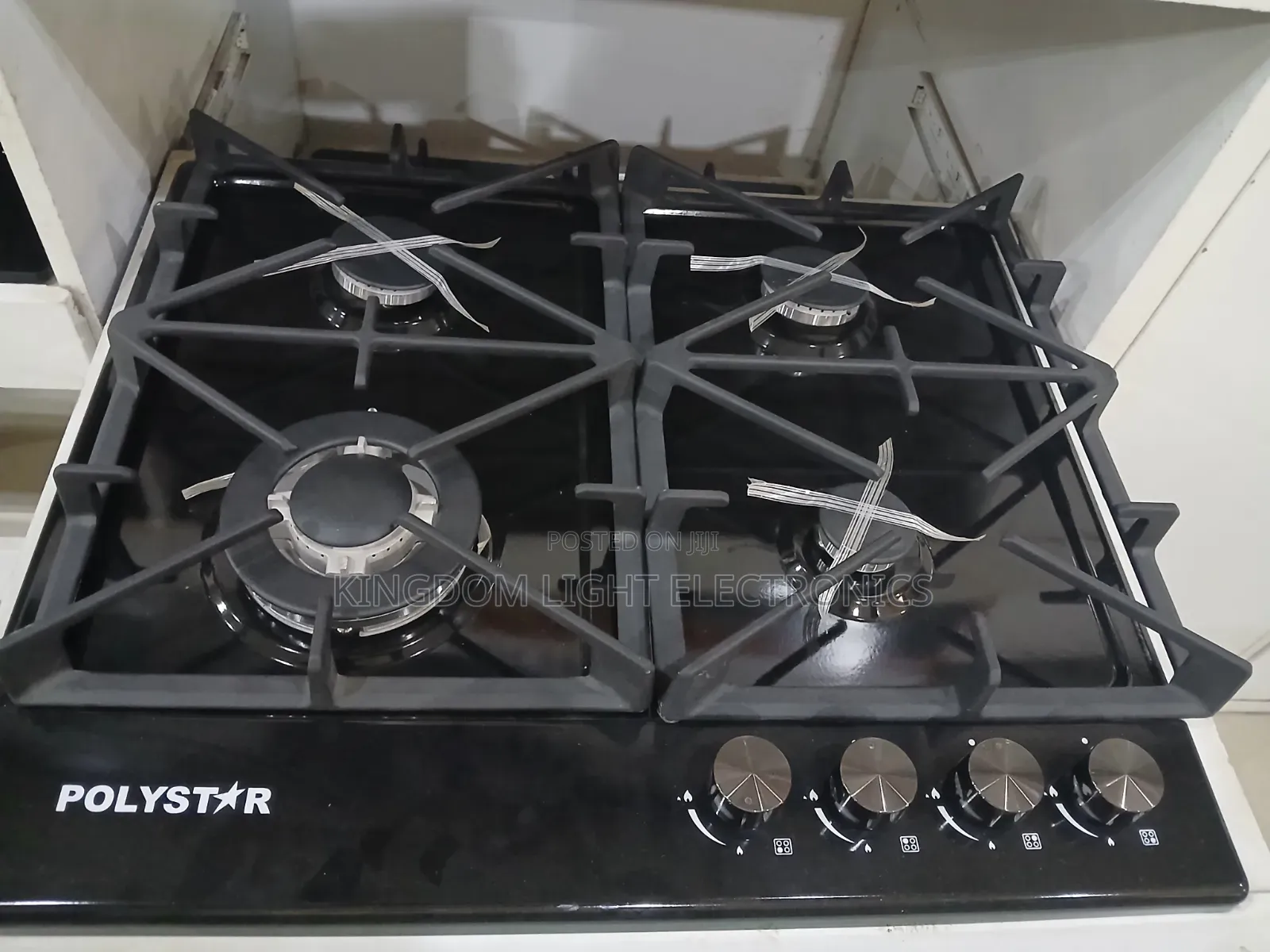 New Polystar Inbuilt 4 Burners Gas Cooker 60x60cm  Copper