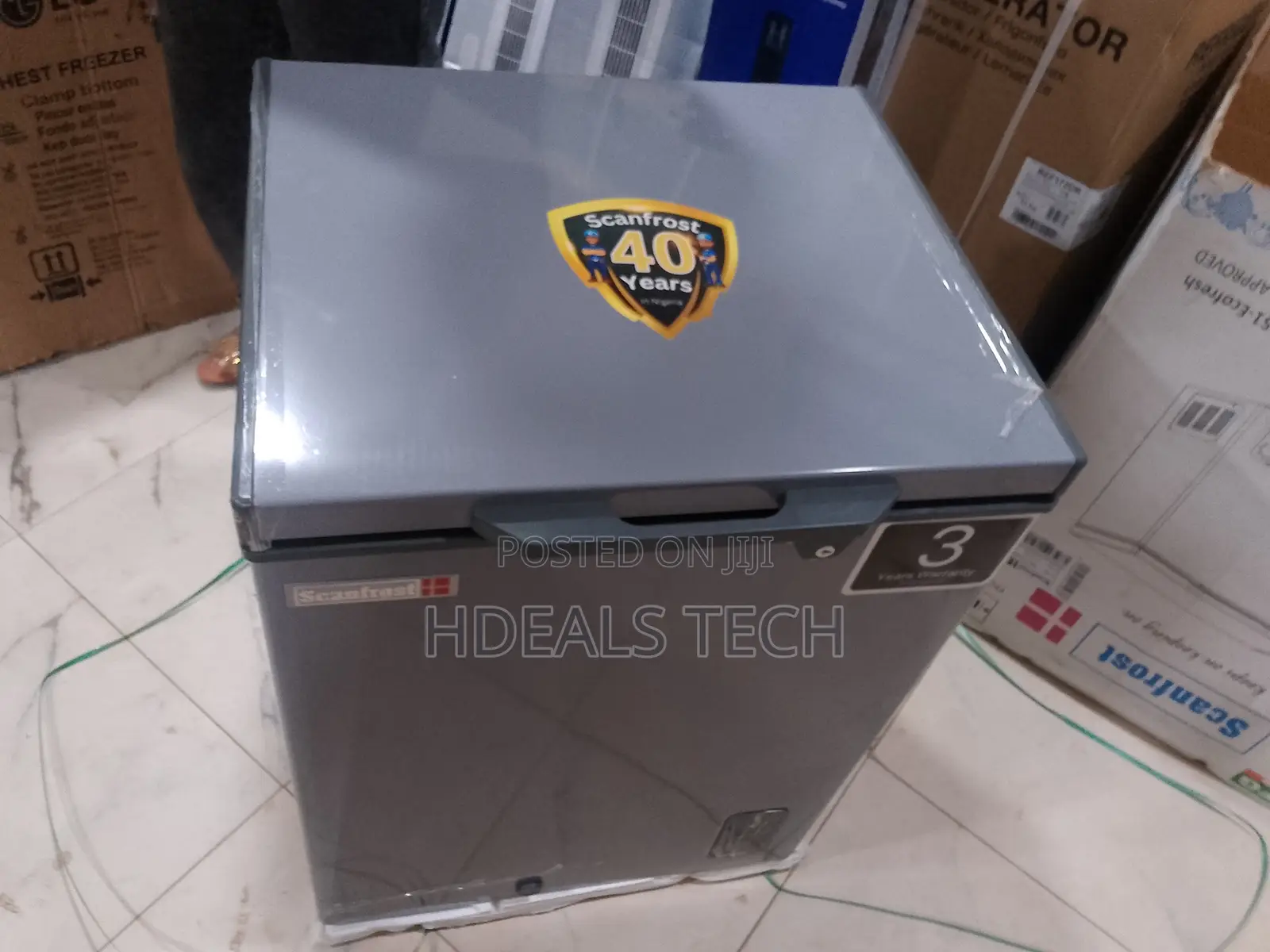 Scanfrost 150l Deep Chest Freezer Designed for Maximum Freshness