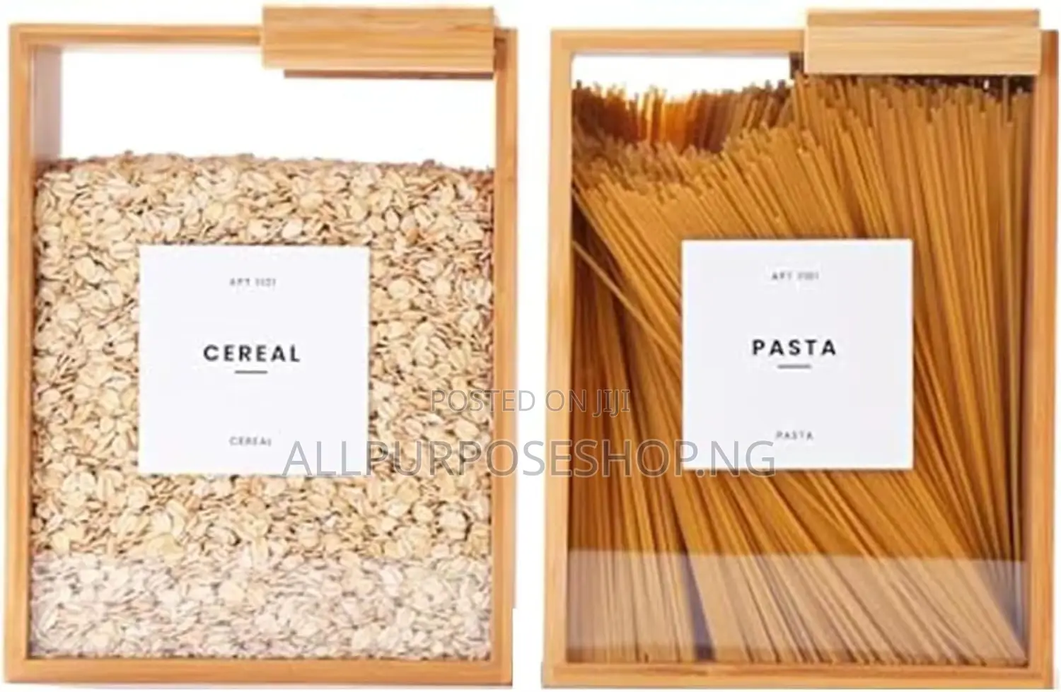 2litre Bamboo Food Dispenser