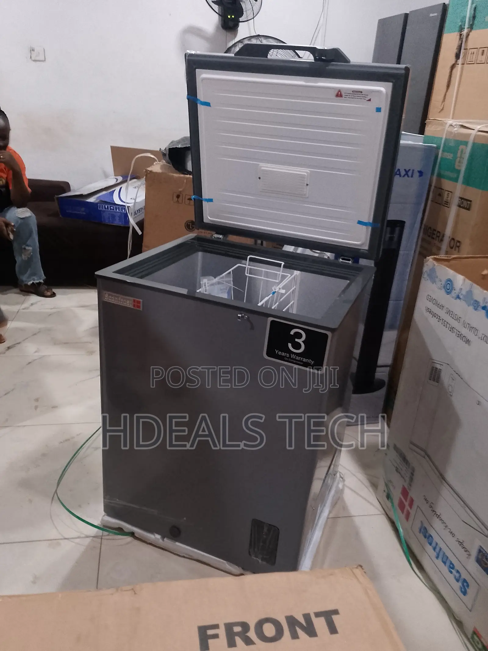 Scanfrost 150l Spacious Chest Freezer With Enhanced Cooling Technology