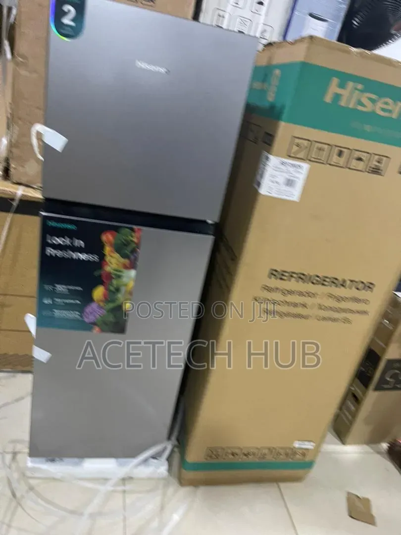 Modern Hisense Silver Refrigerator 154l