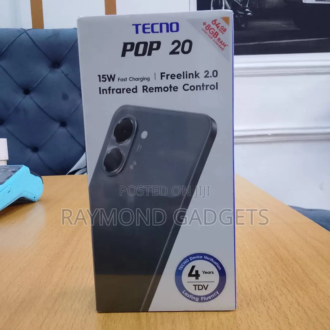 New Tecno Pop 20 64 GB Black
