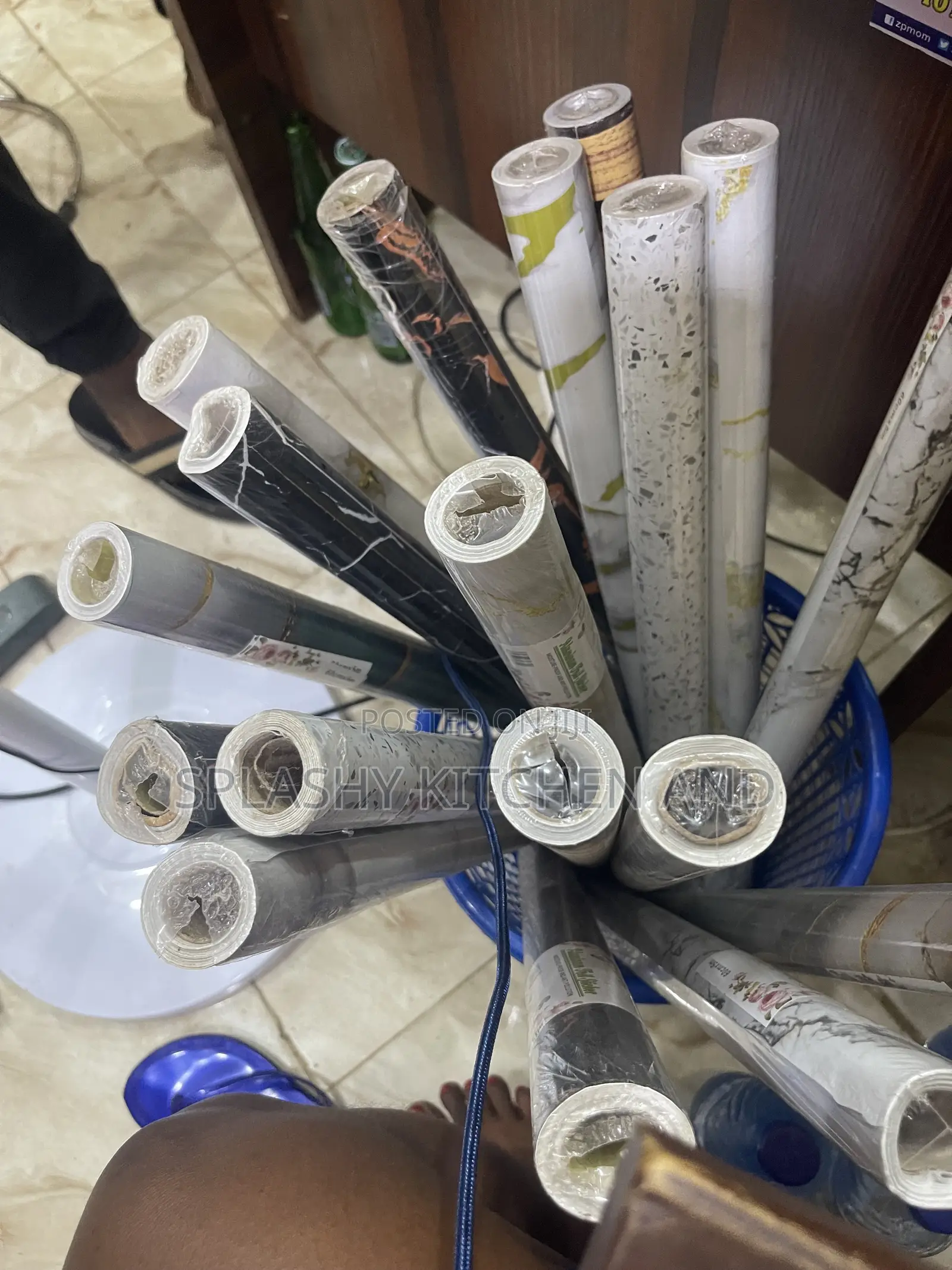 Self-Adhesive Waterproof Wallpaper, Home Use