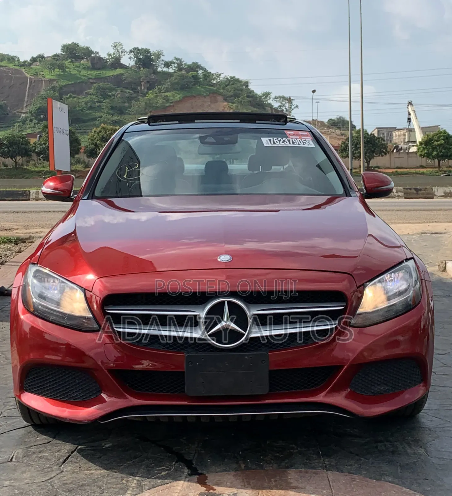 Mercedes-Benz C300 2016 Red