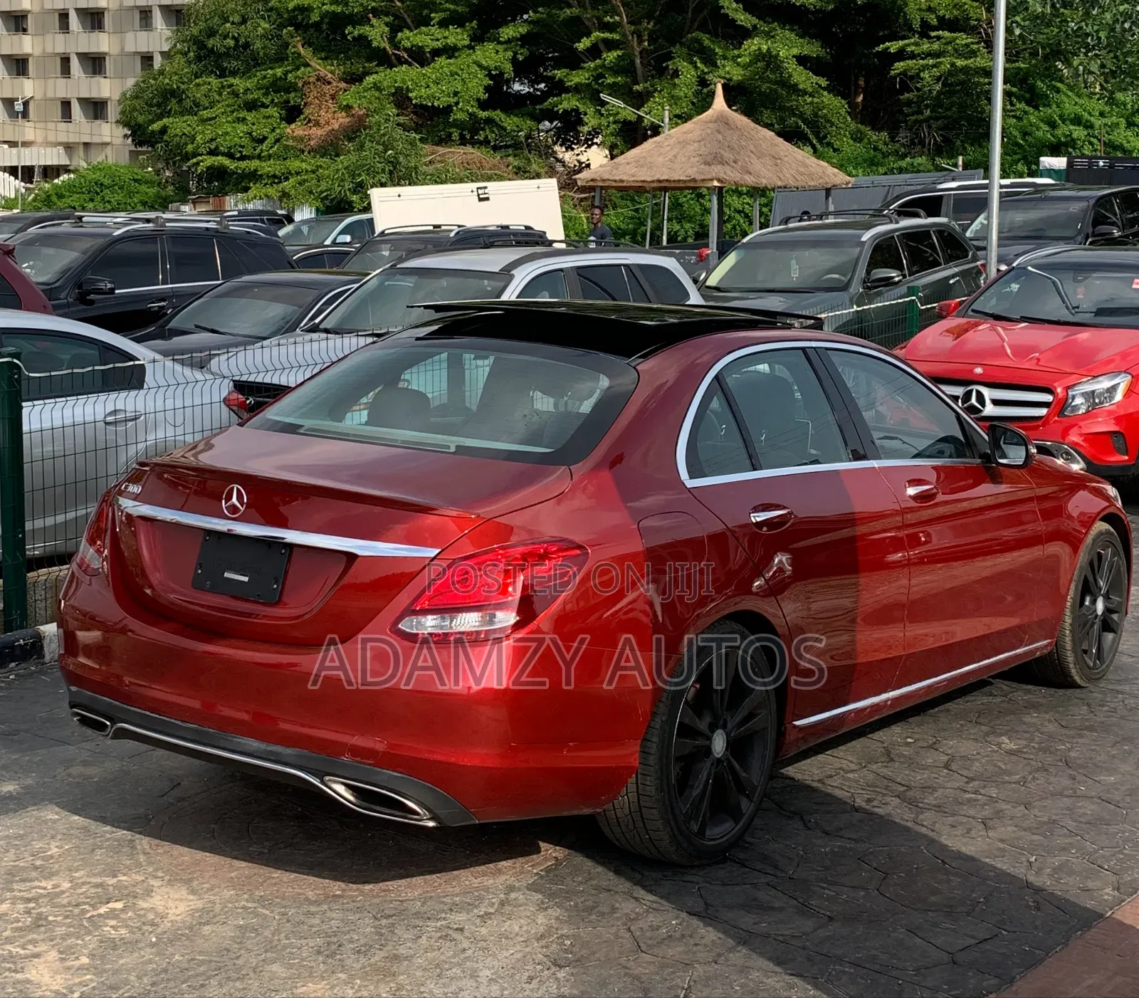 Mercedes-Benz C300 2016 Red