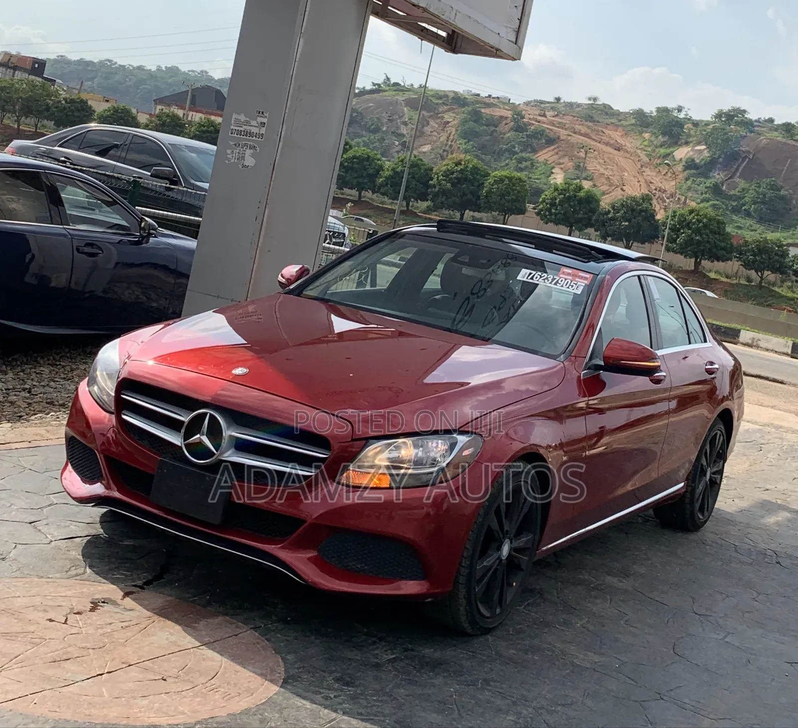 Mercedes-Benz C300 2016 Red