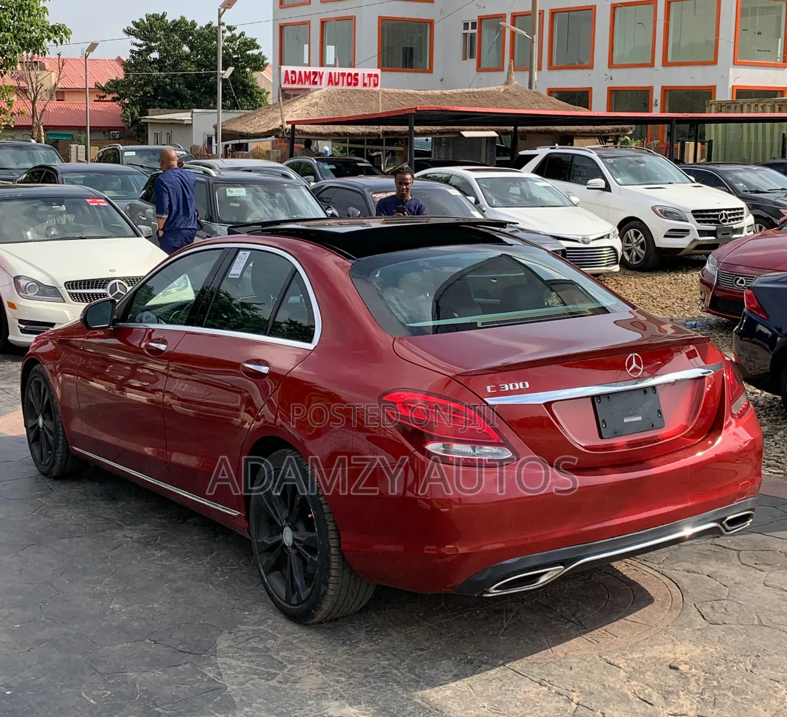 Mercedes-Benz C300 2016 Red