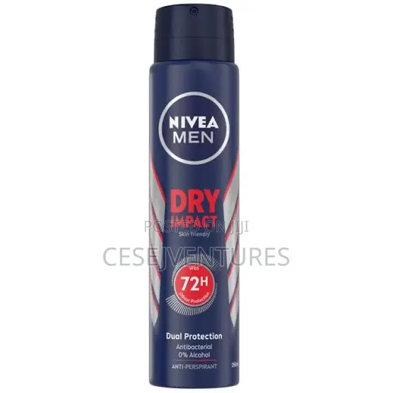 Nivea Dry Impact Anti-Perspirant Spray for Men, 72h - 200ml