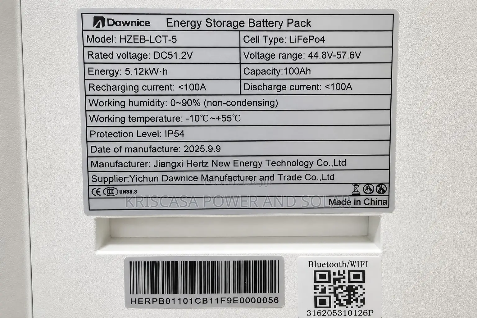 5kwh Dawnice Premium Lithium Battery