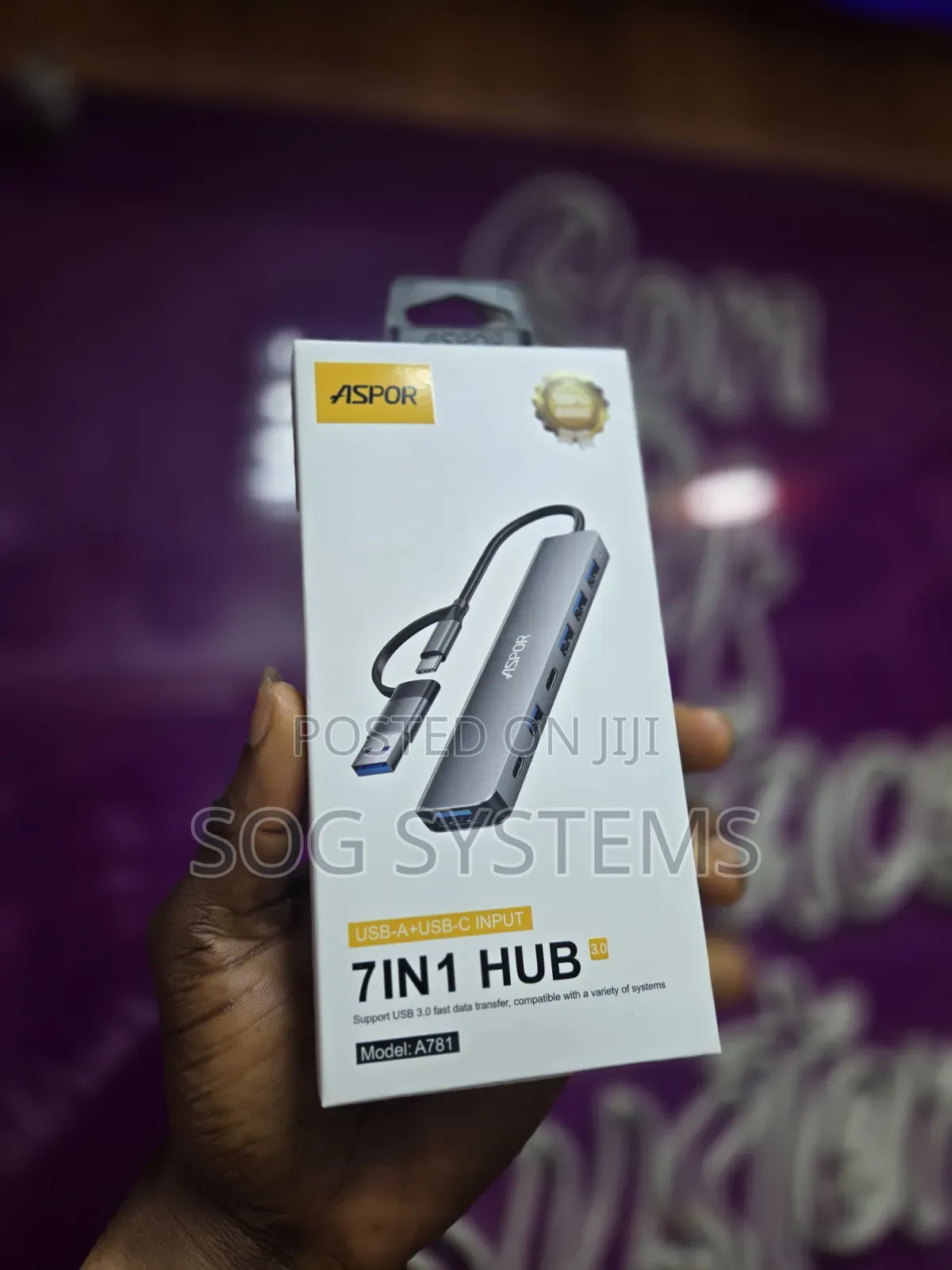 Aspor 7- In 1 Type C Usb Hub