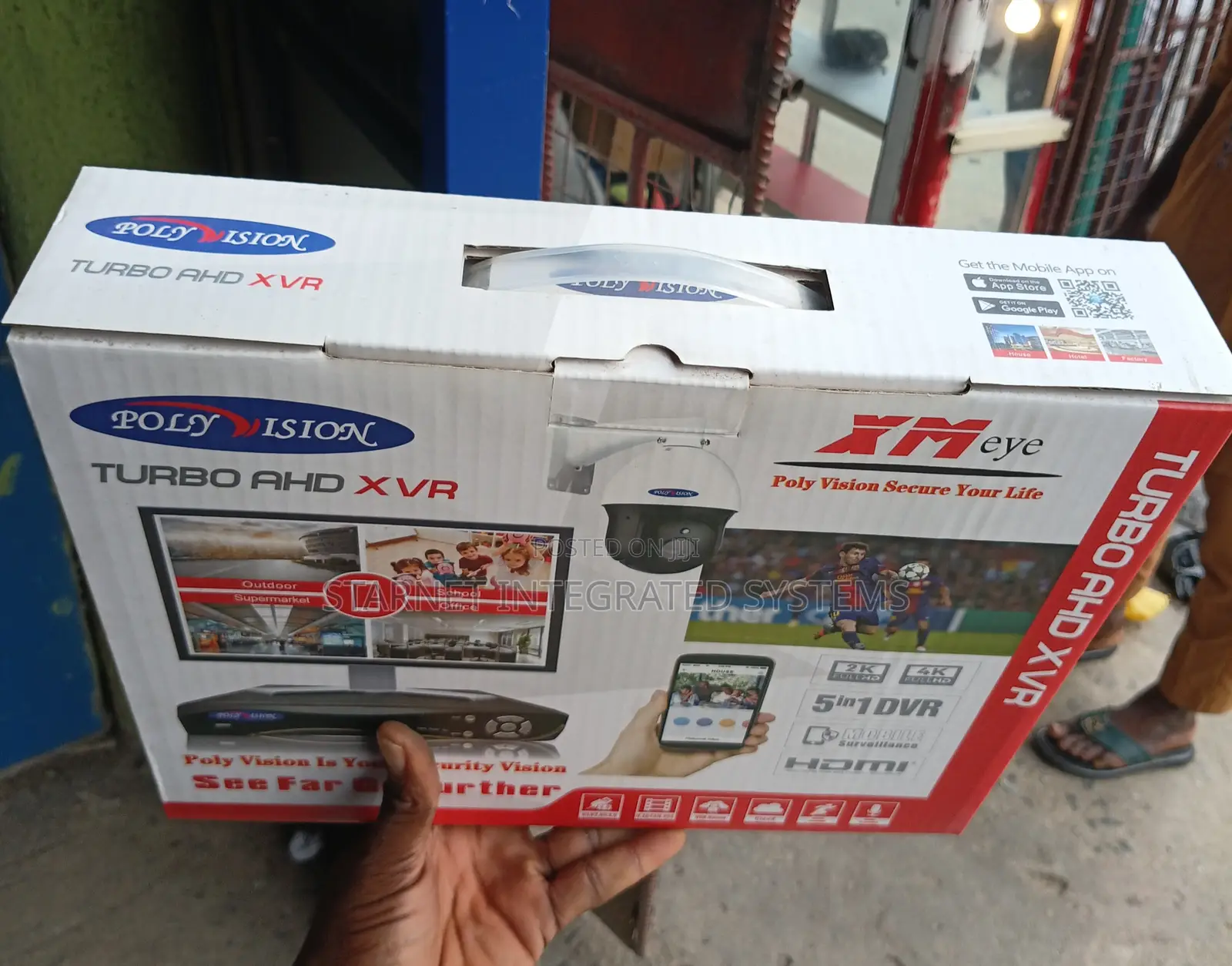 Polyvision 8 Channel DVR 1080p H265 With Hdmi Lan for Remote View