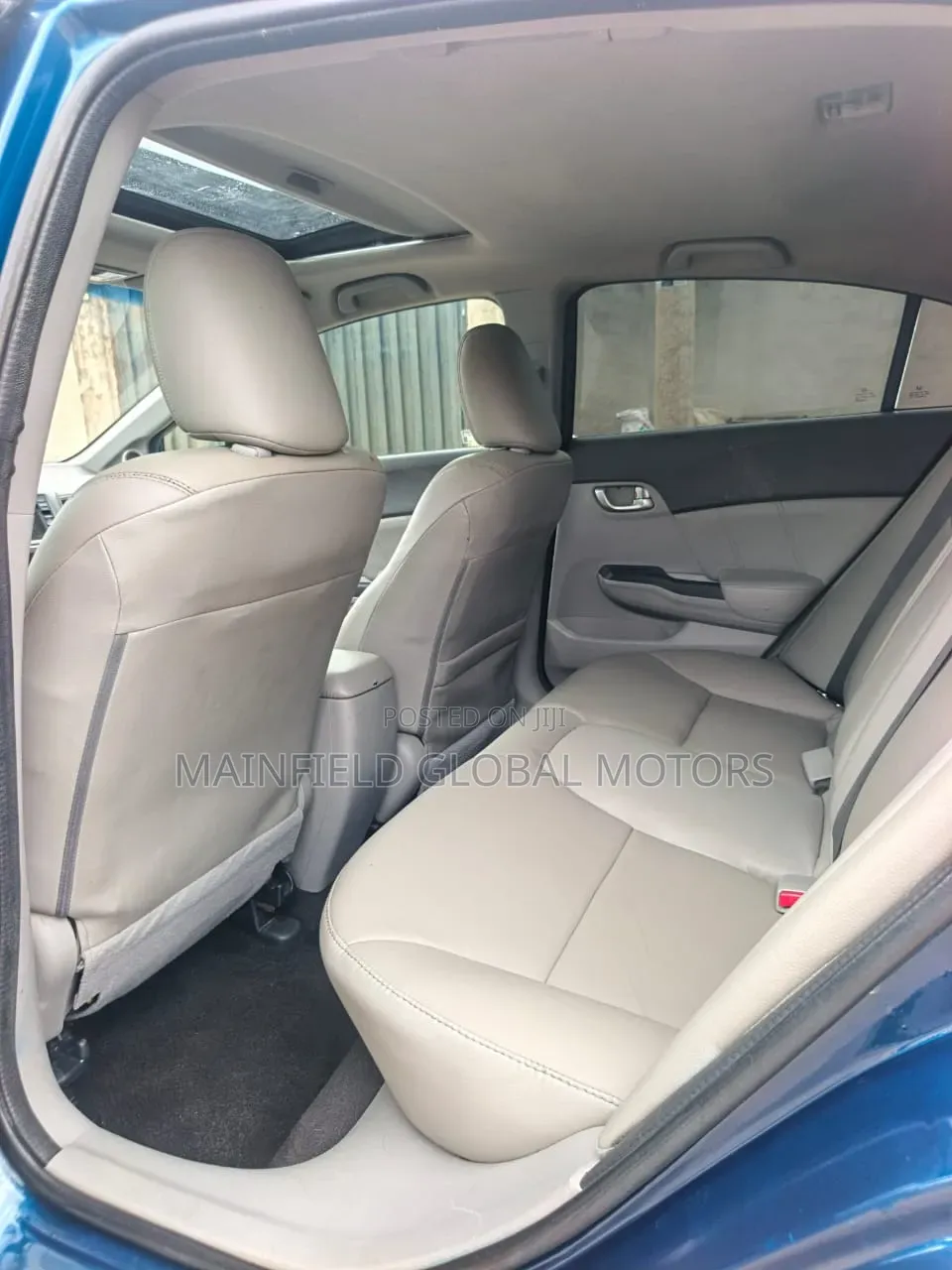 Honda Civic EX-L Sedan 2012 Blue