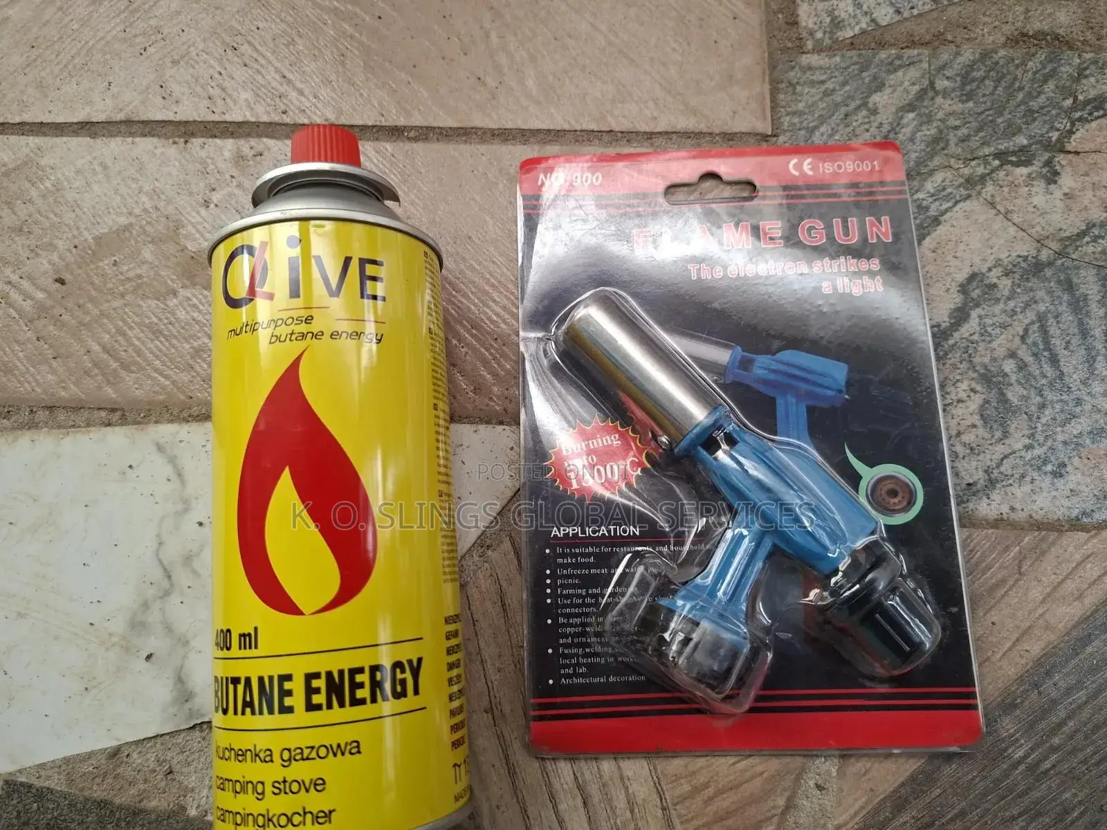 Gas Flame Gun(Complete With the Gas)