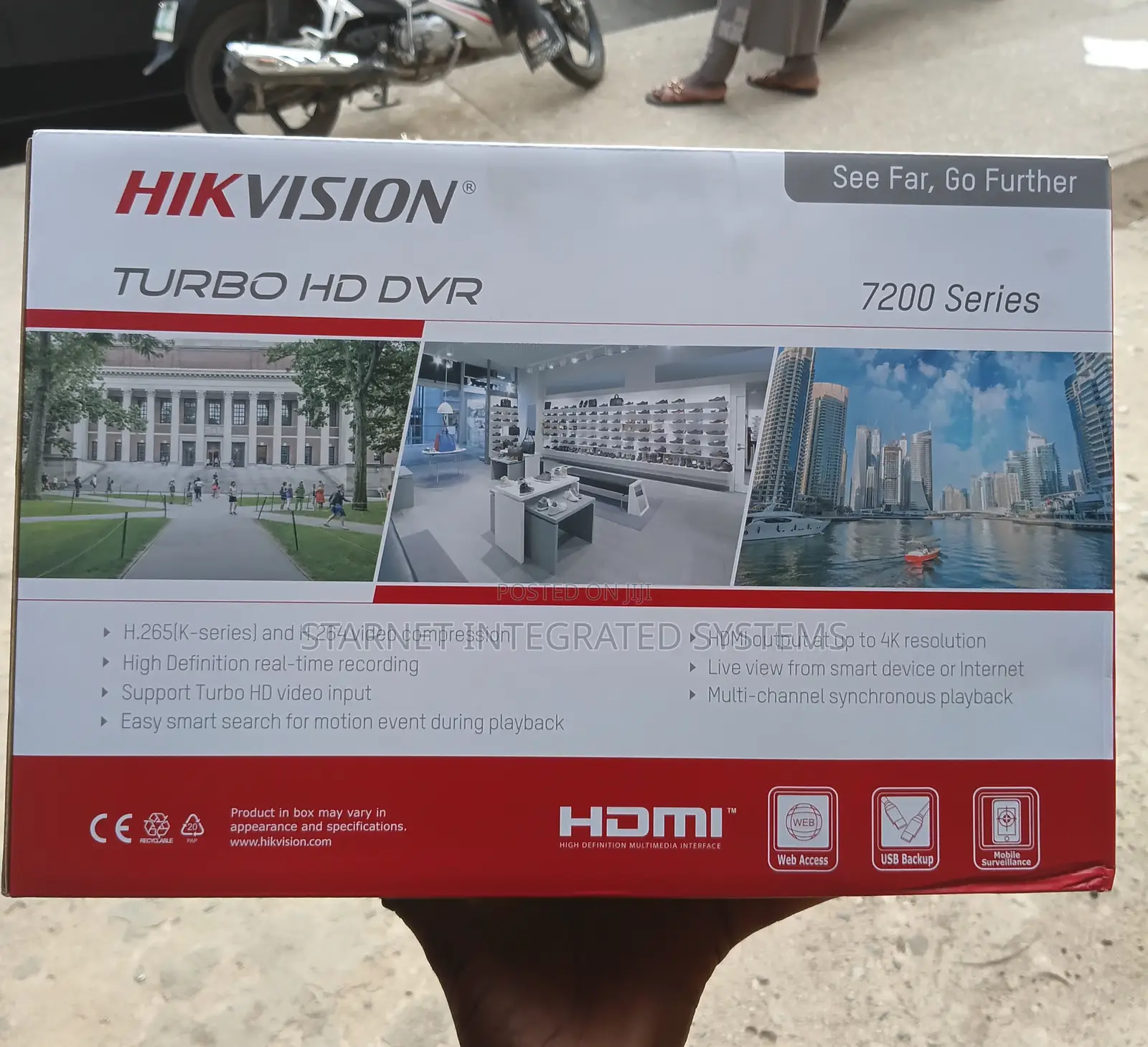 Hikvision 16 Channel DVR 1080p H265 With Hdmi Lan for Remote View
