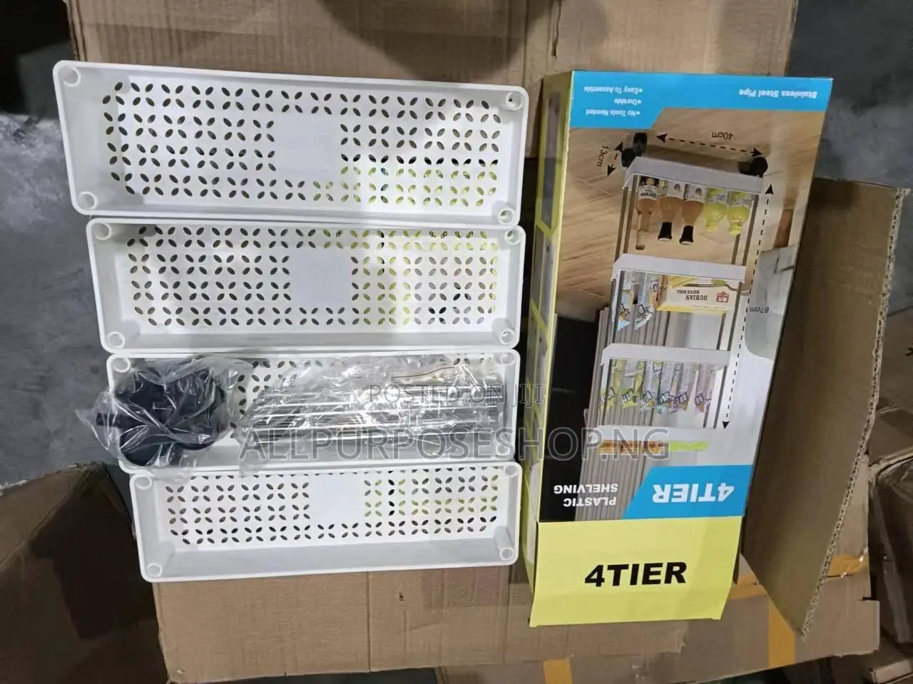 4 Layers Storage Trolley