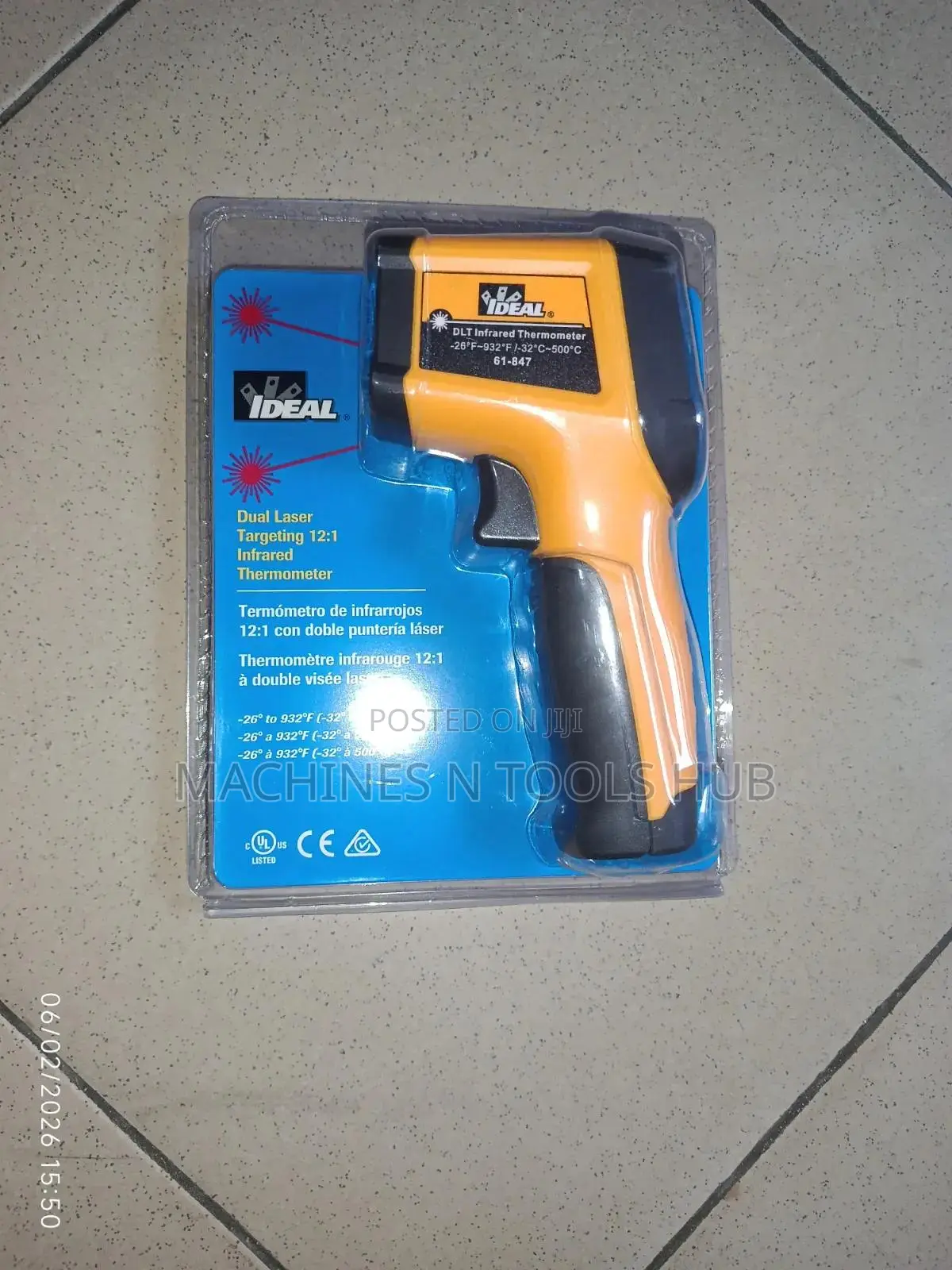 Ideal Industries 61-847 Dual Laser Infrared Thermometer
