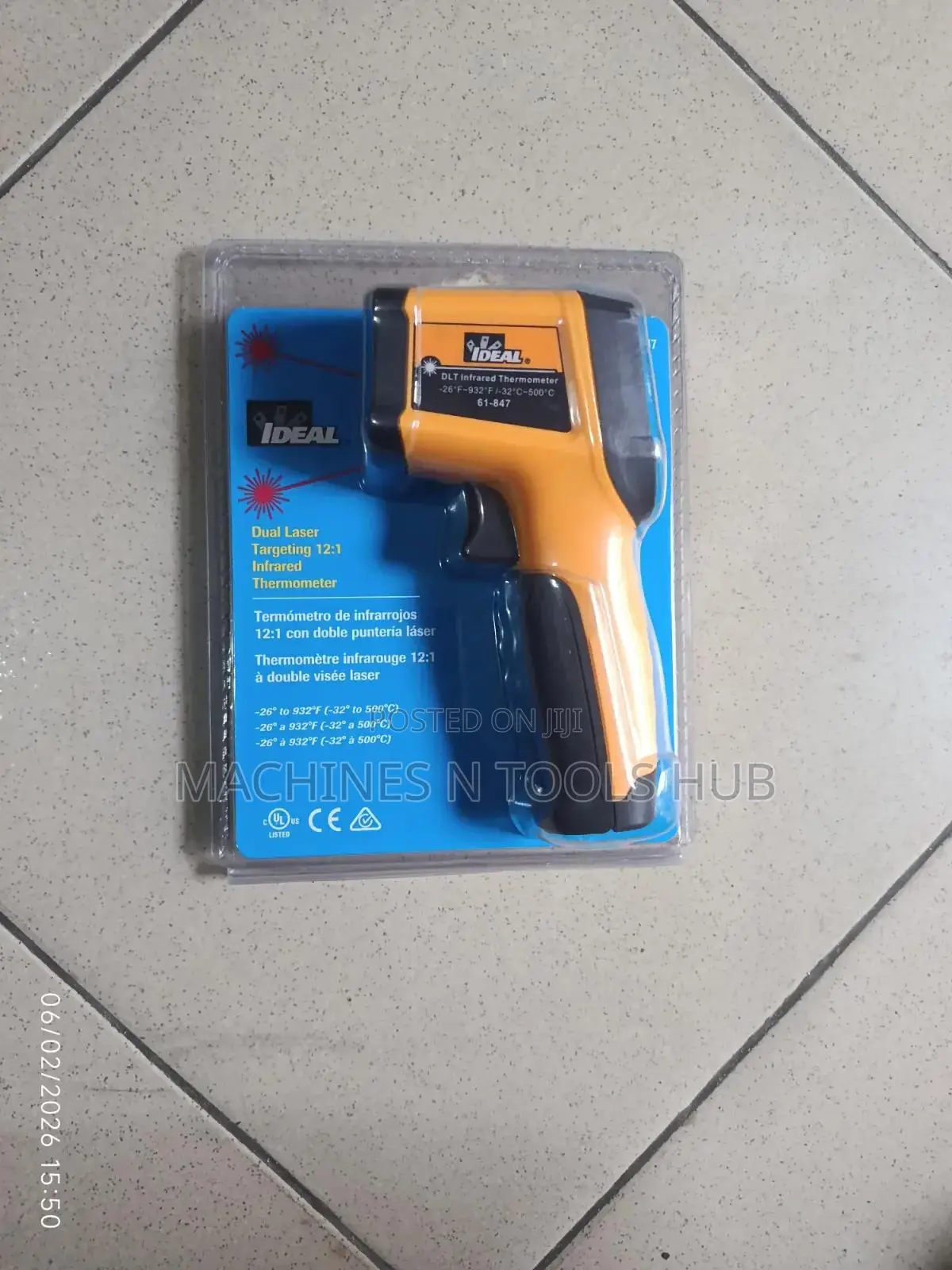 Ideal Industries 61-847 Dual Laser Infrared Thermometer