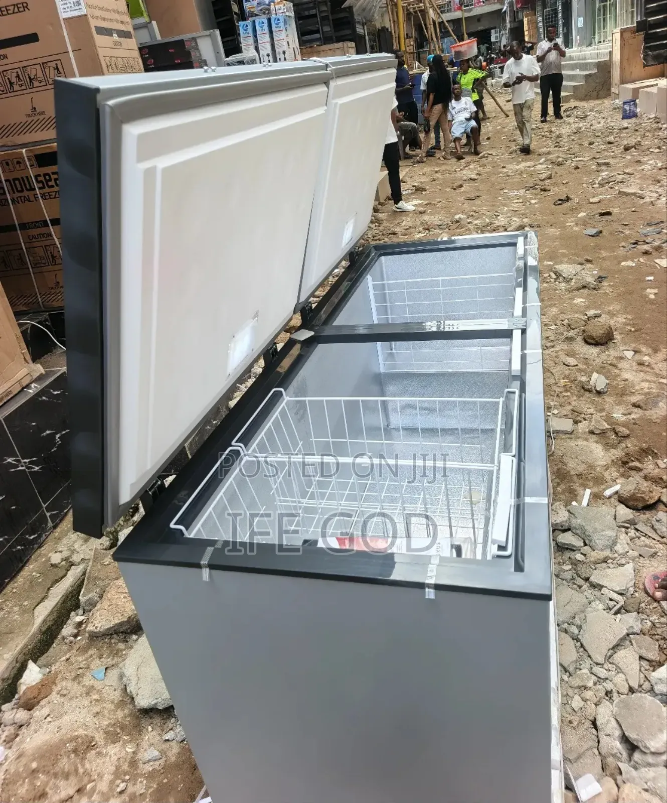Original Nexus Chest Freezer 600litters 2 Doors 70% Energy Saving Low