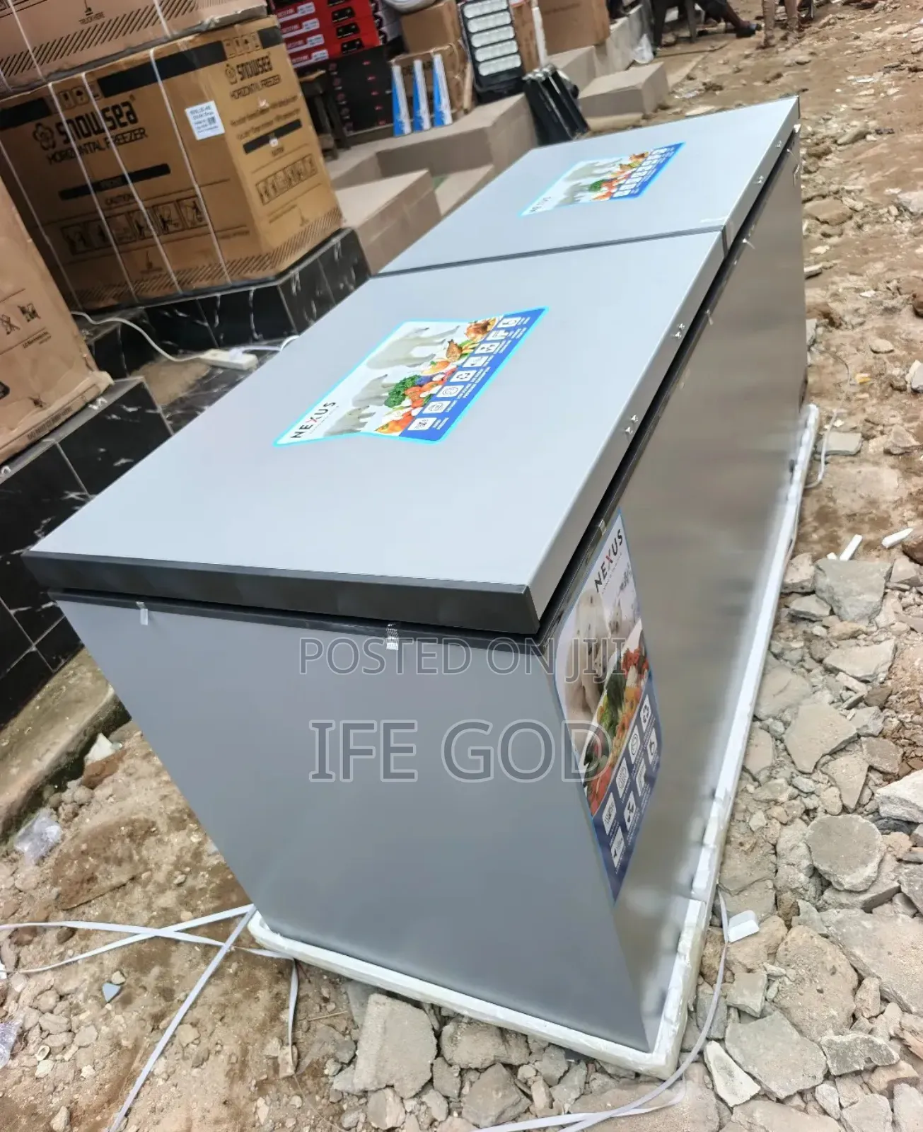 Original Nexus 600litters Chest Freezer 70% Energy Saving Low Voltage