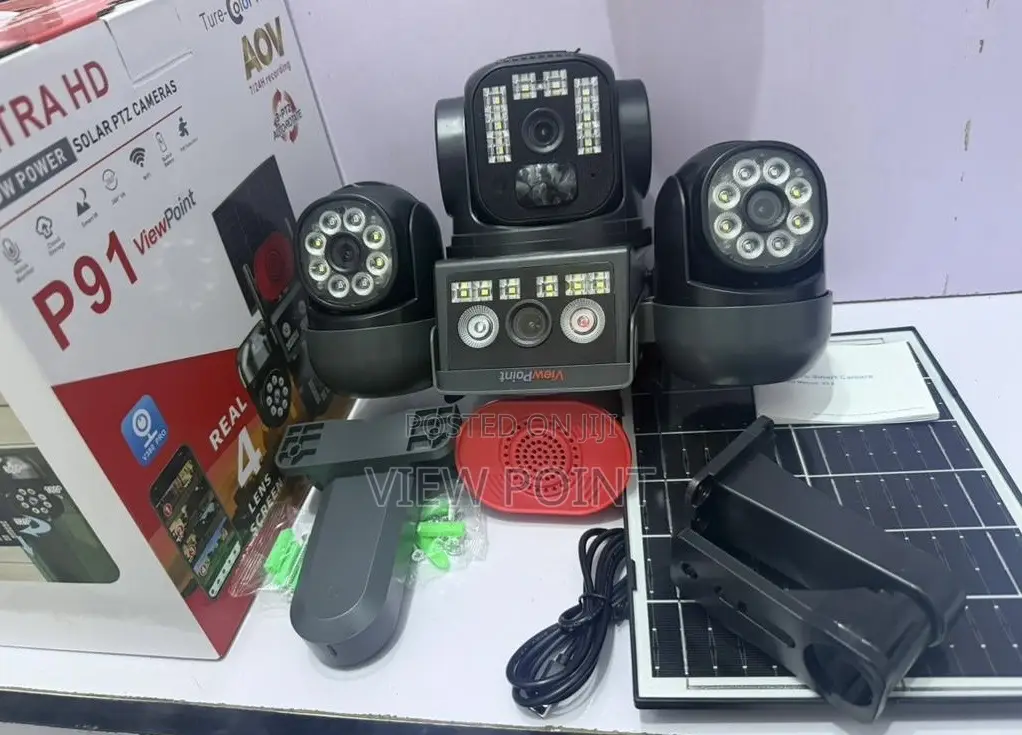 18mp View Point 4lens Smart Ai Vision Camera – 4g Wireless Night Watch
