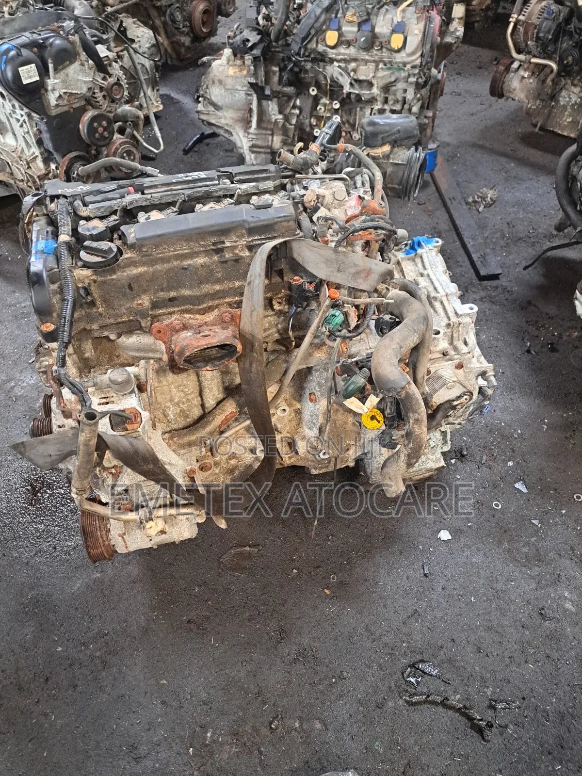 Complete Engine and Gearbox for Honda Accord 2013 Model 4plugs