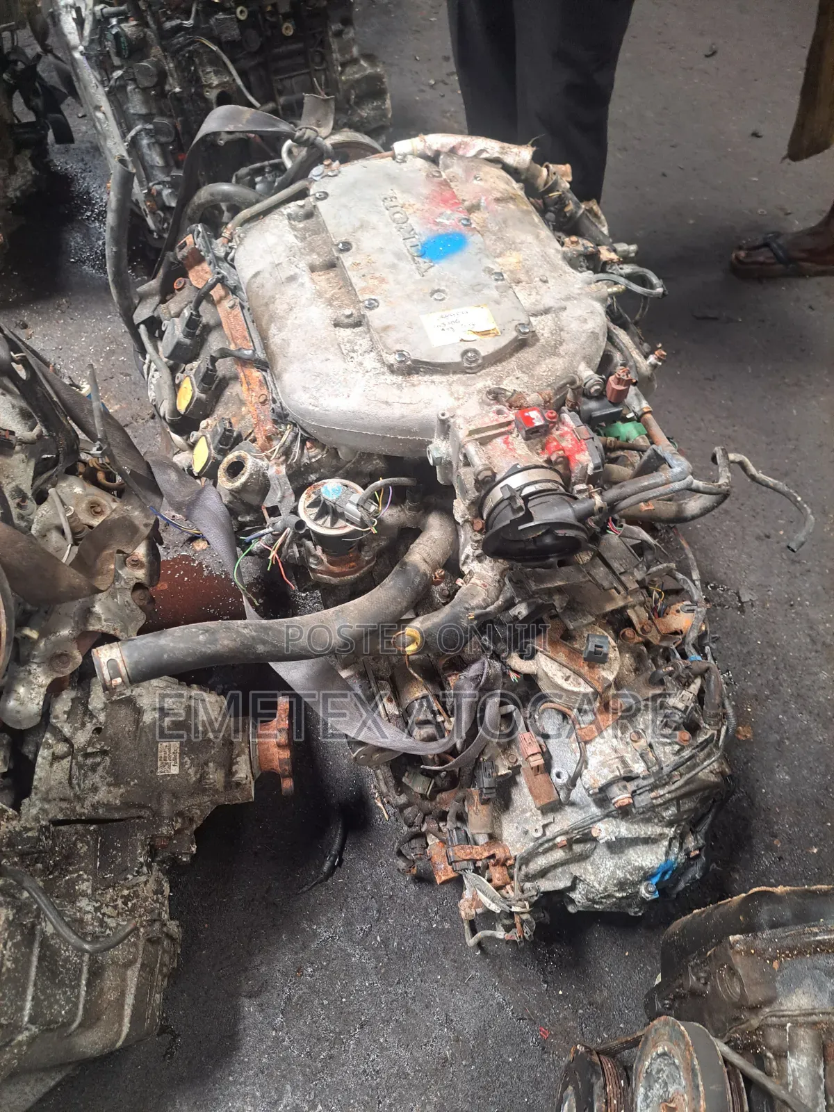 Complete Engine and Gearbox for Honda Eod V6 2003 Model Single Belt