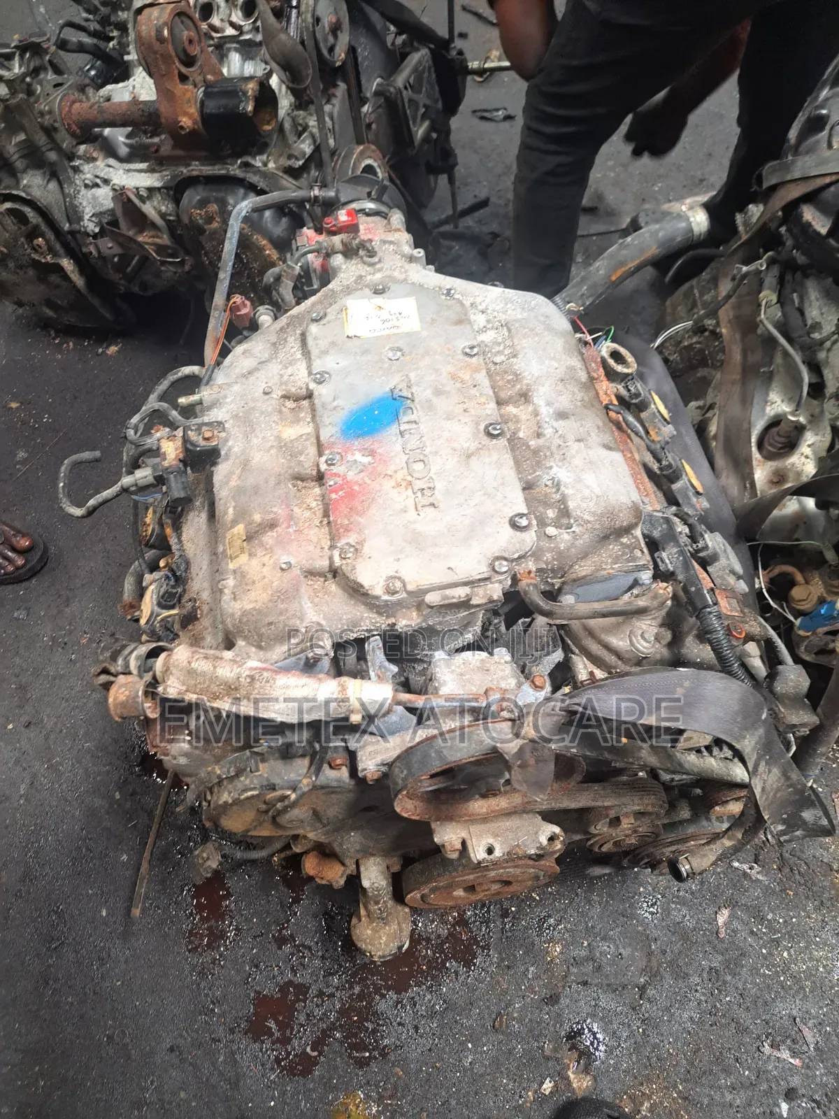Complete Engine and Gearbox for Honda Eod V6 2003 Model Single Belt