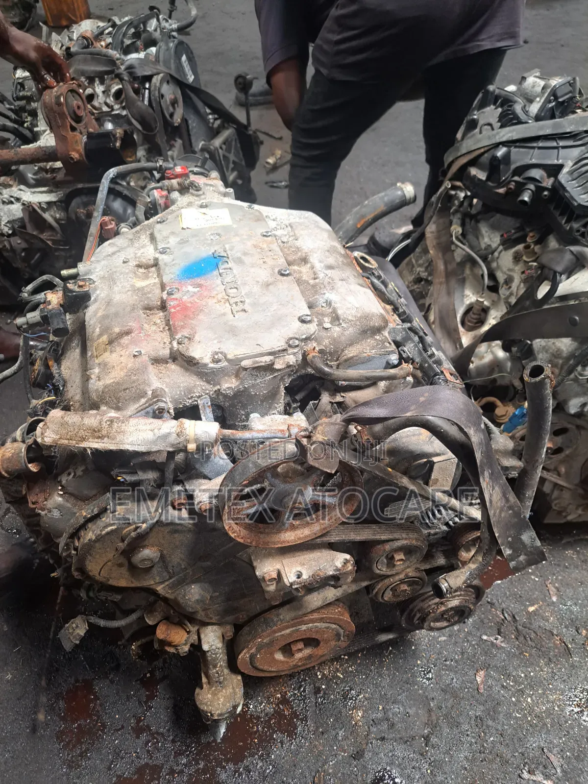 Complete Engine and Gearbox for Honda Eod V6 2003 Model Single Belt
