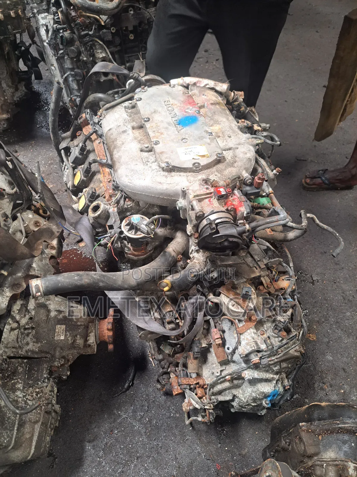 Complete Engine and Gearbox for Honda Eod V6 2003 Model Single Belt