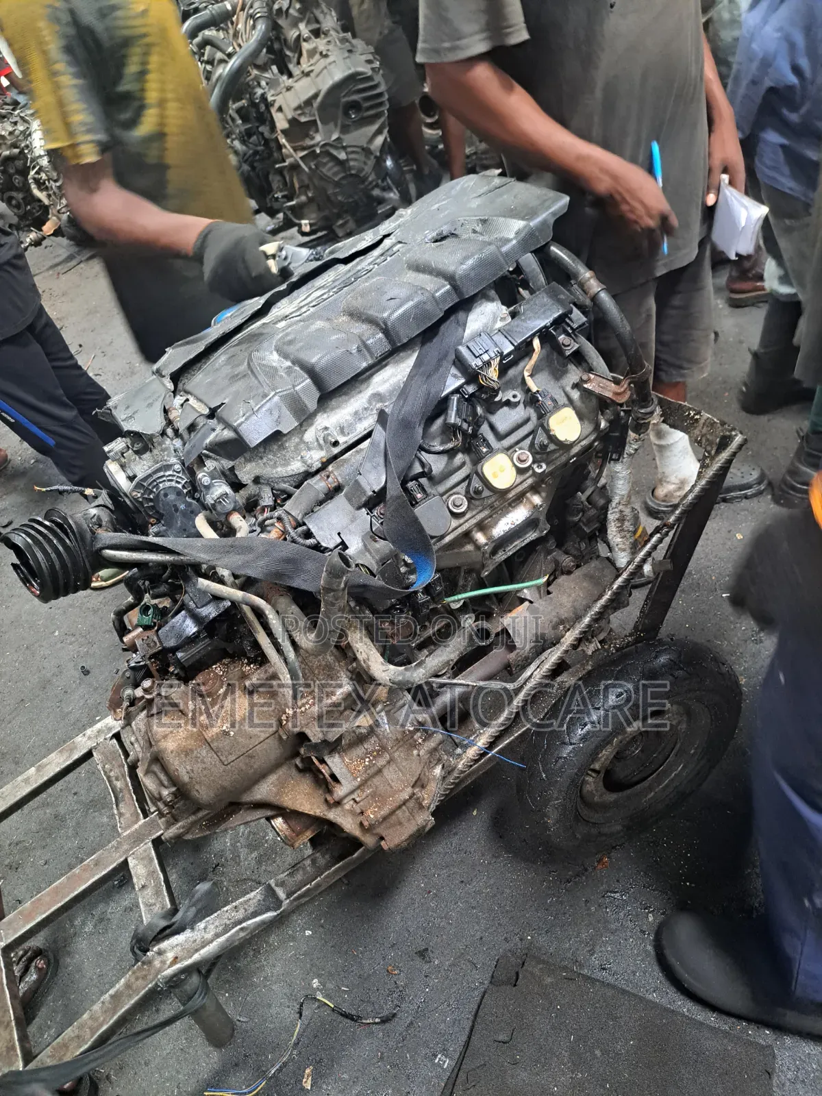 Complete Engine and Gearbox for Acura MDX V6 2008 Model Tokunbo